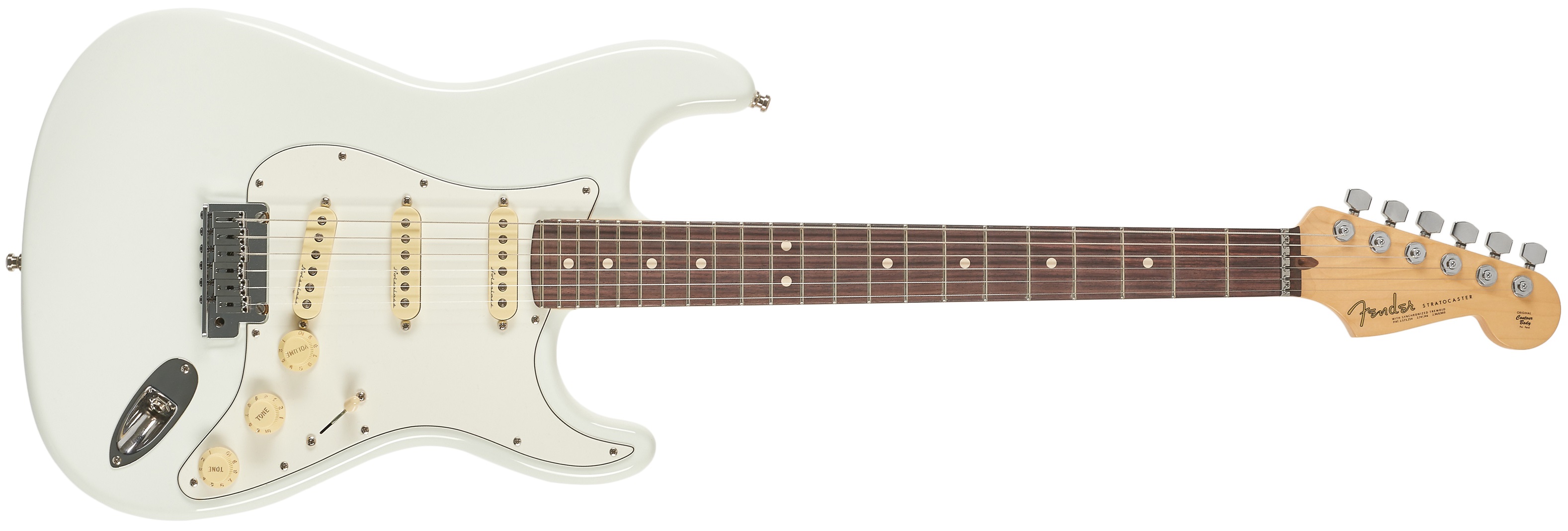 E-shop Fender Custom Shop Jeff Beck Signature Stratocaster RW Olympic White