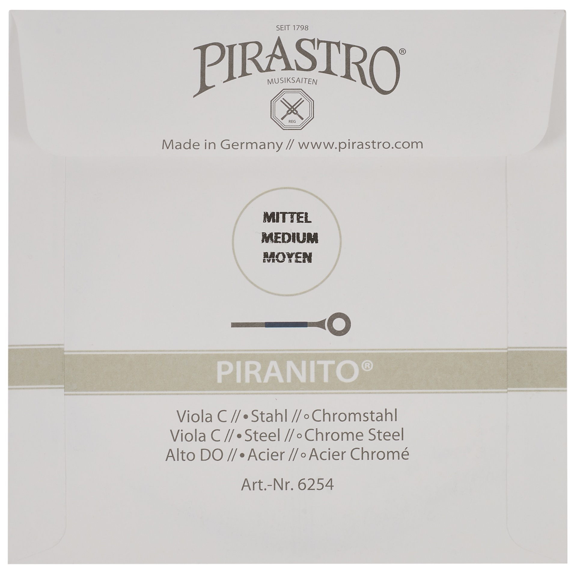 Pirastro Piranito Vla Set medium