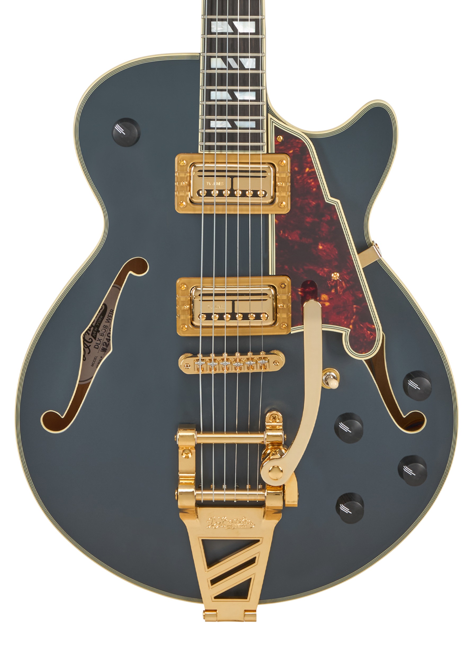 D'Angelico Deluxe Bob Weir 3 Matte Stone