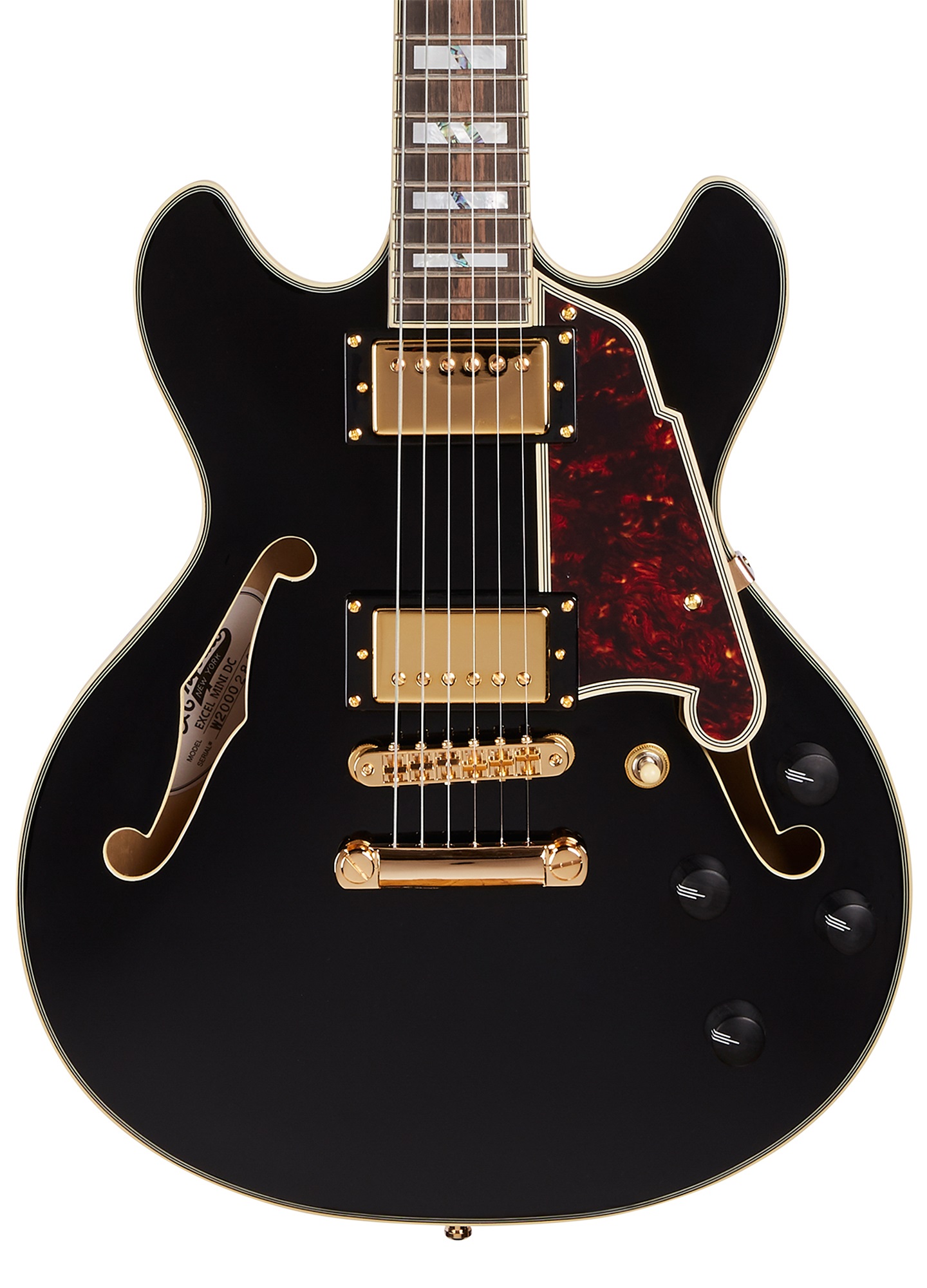 D'Angelico Excel Mini DC Black