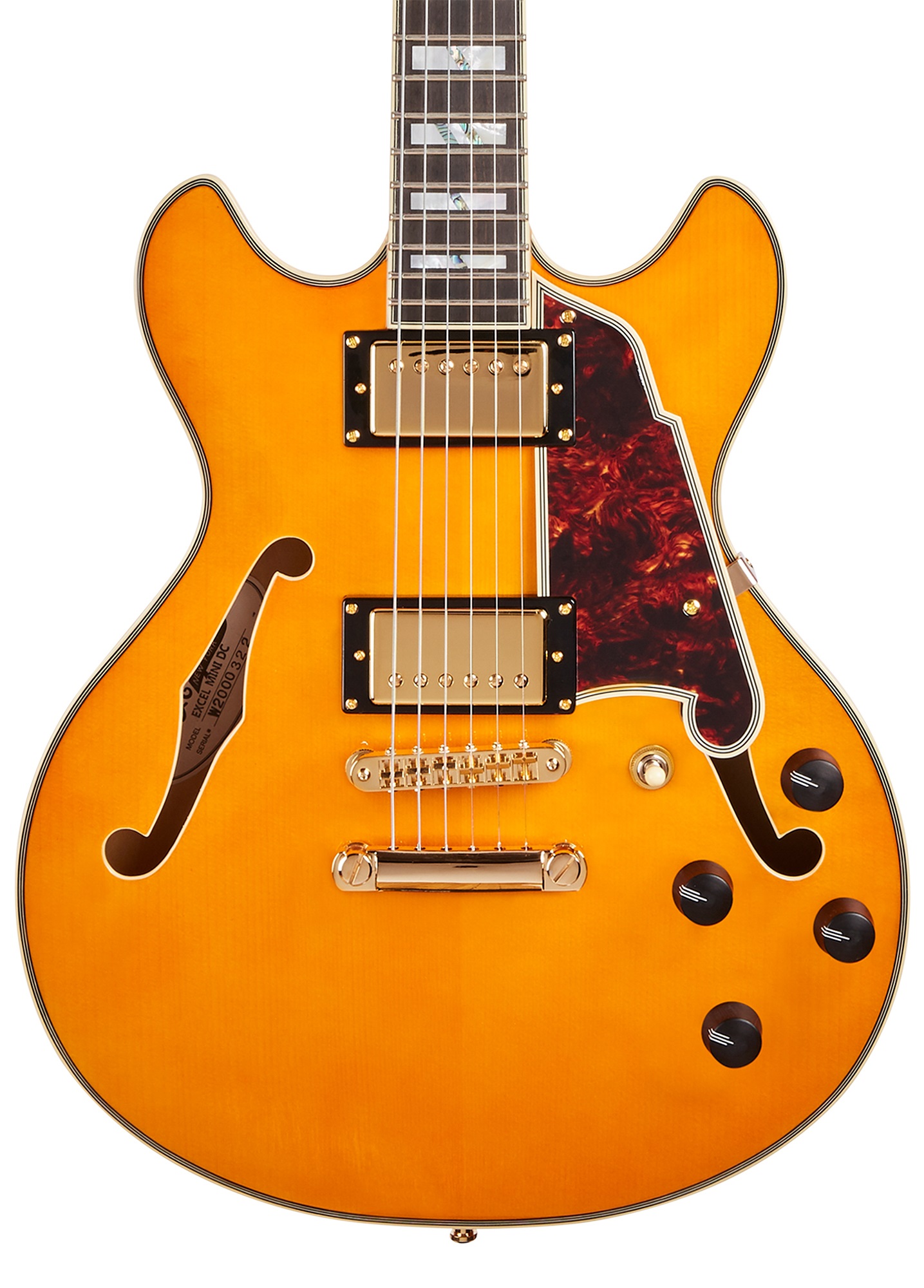 D'Angelico Excel Mini DC Vintage Natural