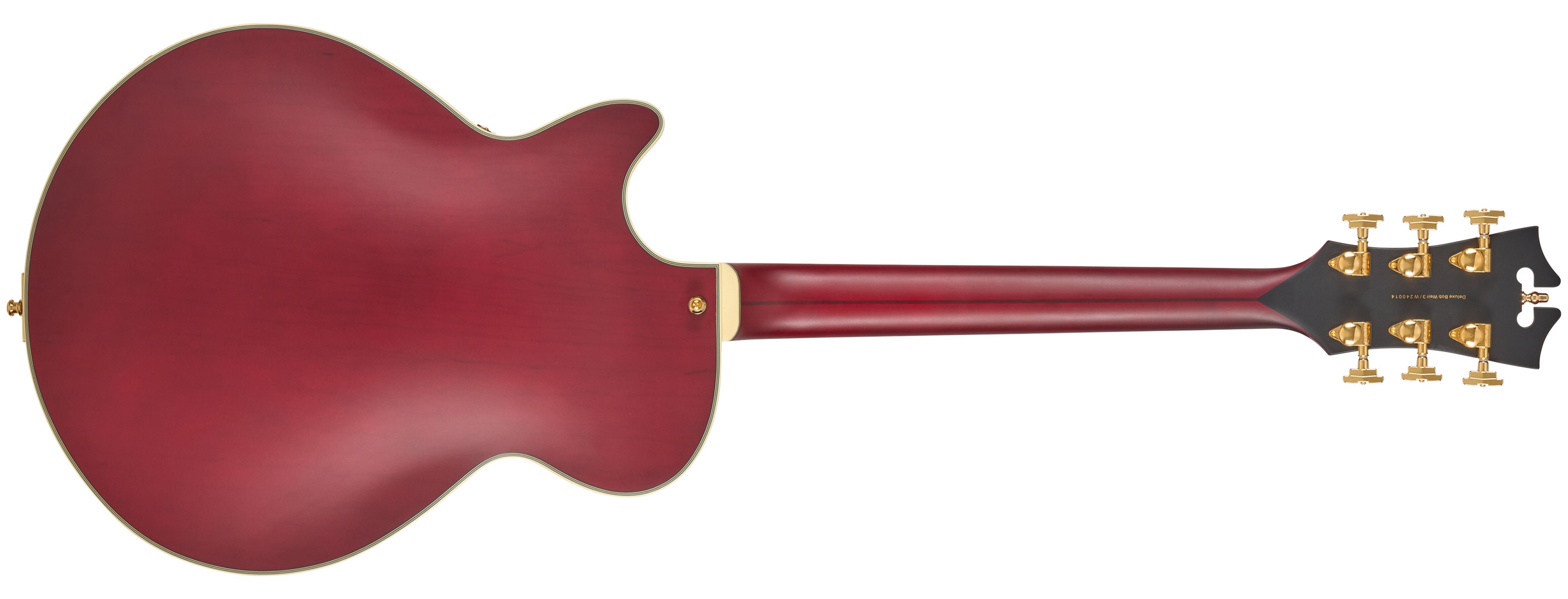 D'Angelico Deluxe Bob Weir 3 Satin Trans Wine
