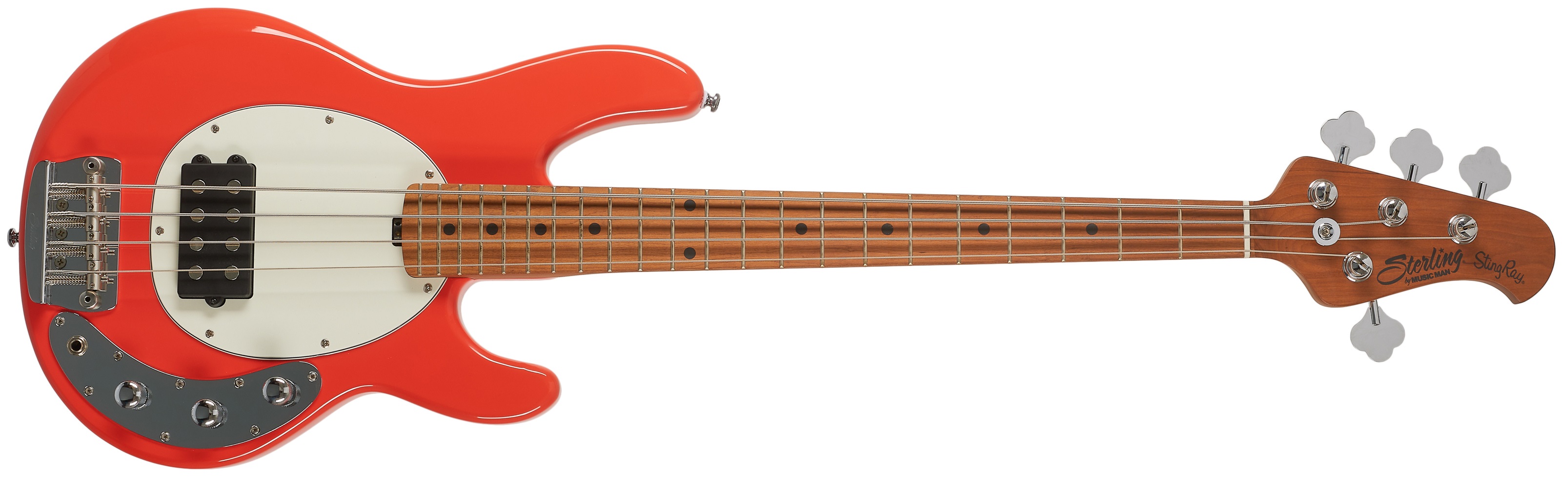 Sterling by Music Man StingRay Short Scale Fiesta Red