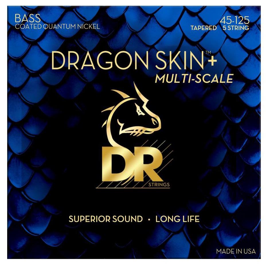 DR Strings Dragon Skin+ DBQM5-45