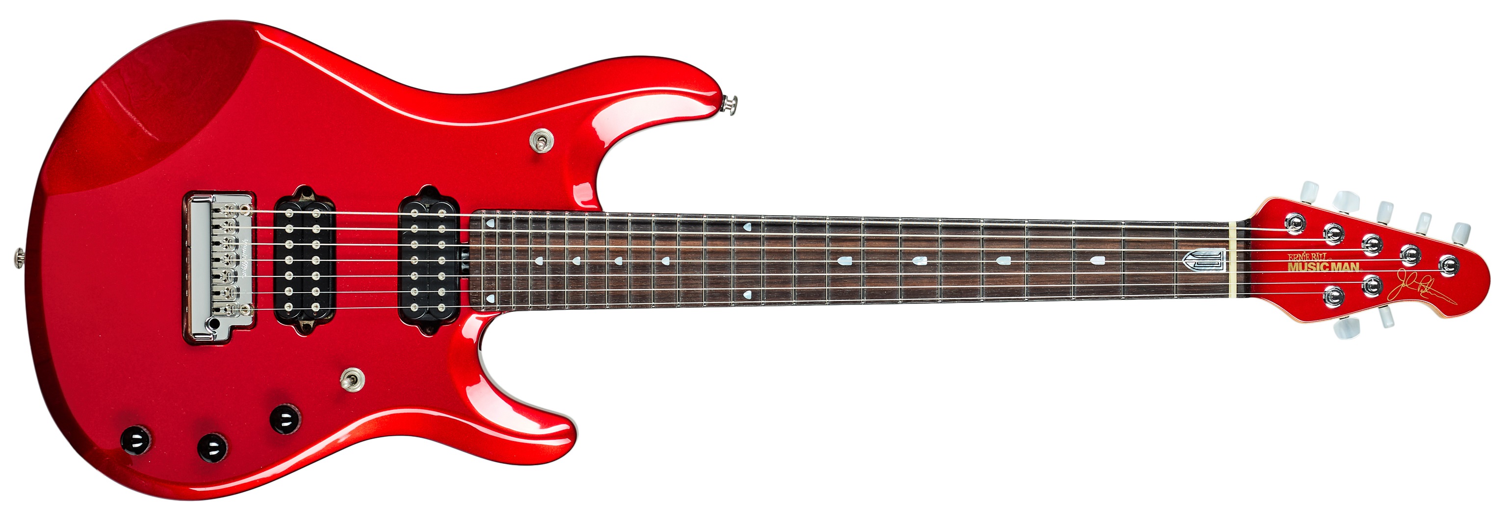 Music Man 2006 Petrucci Piezo JP7 Cardinal Red