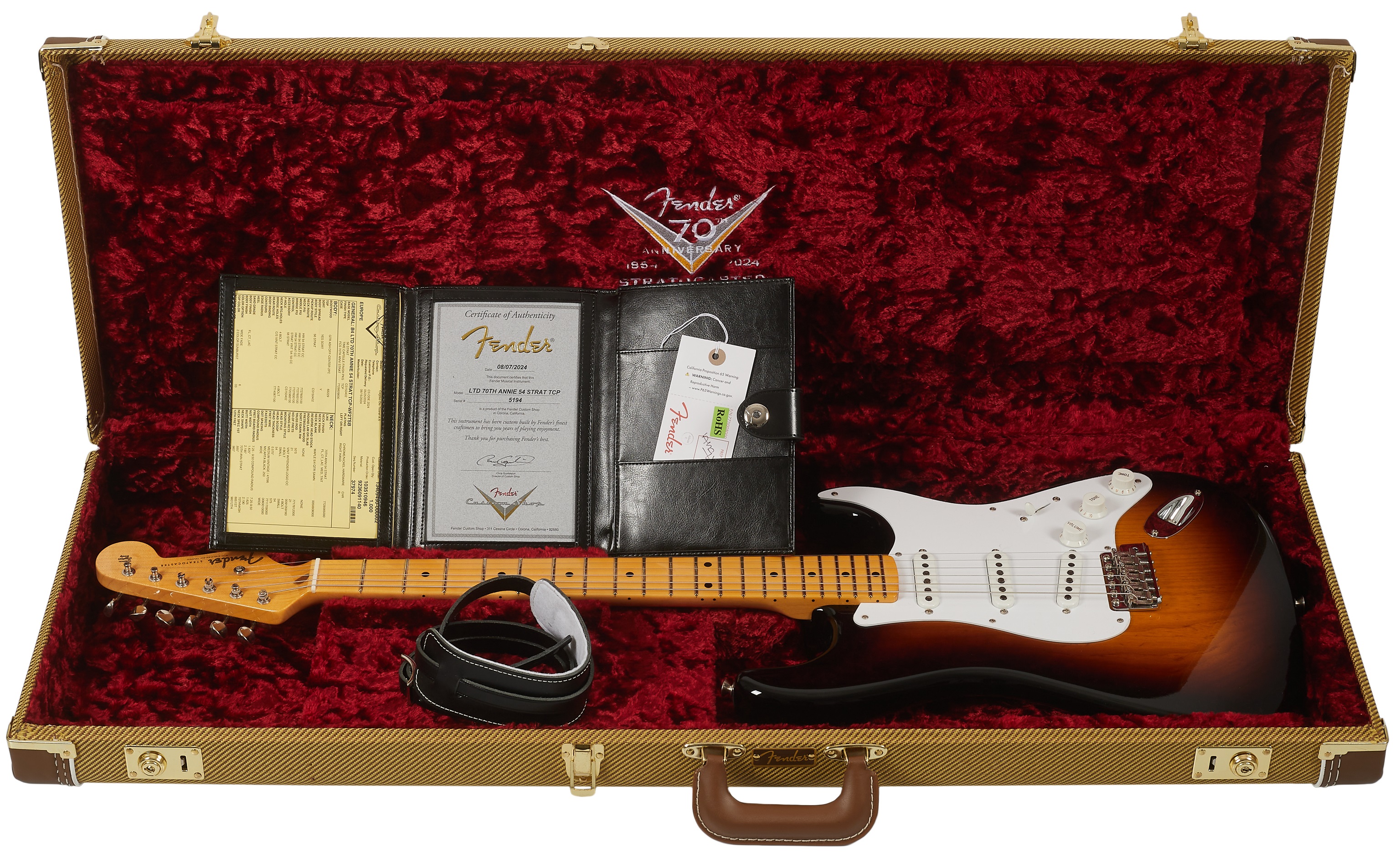 Fender Custom Shop 70th Anniversary 1954 Strat Time Capsule