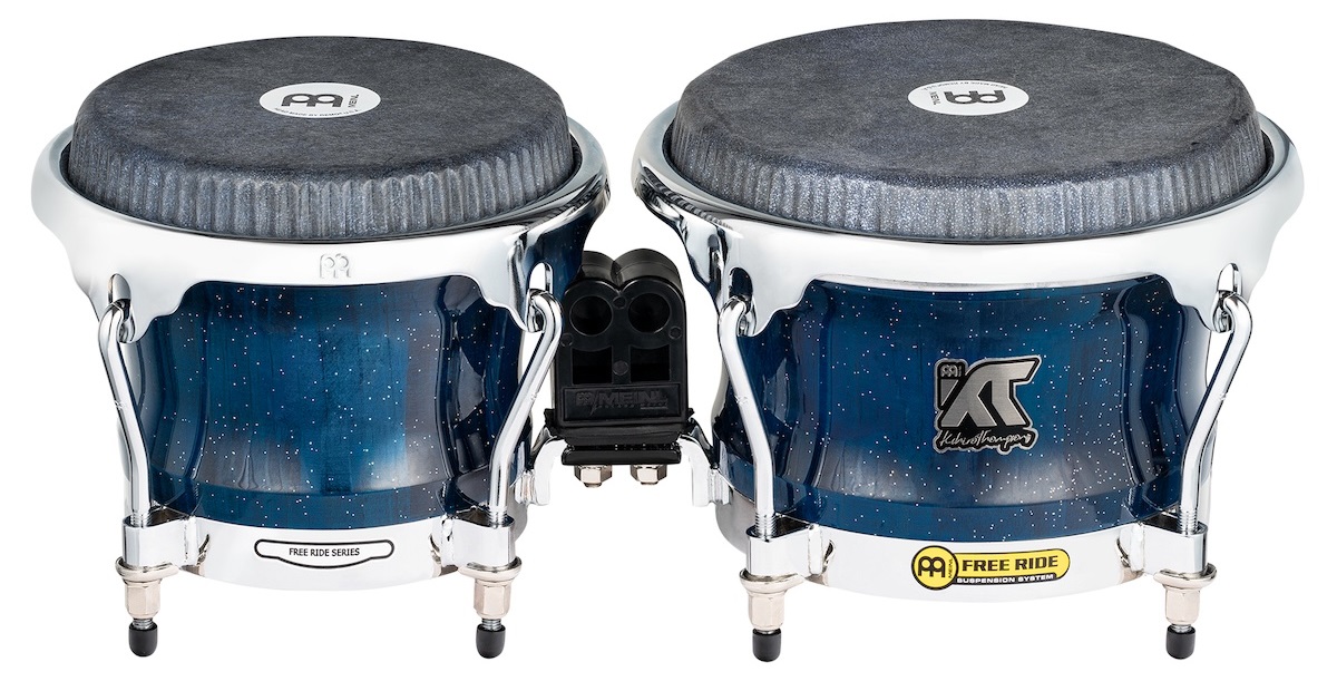 Meinl Artist Series Bongo William "Kachiro" Thompson, REMO® Black Calf