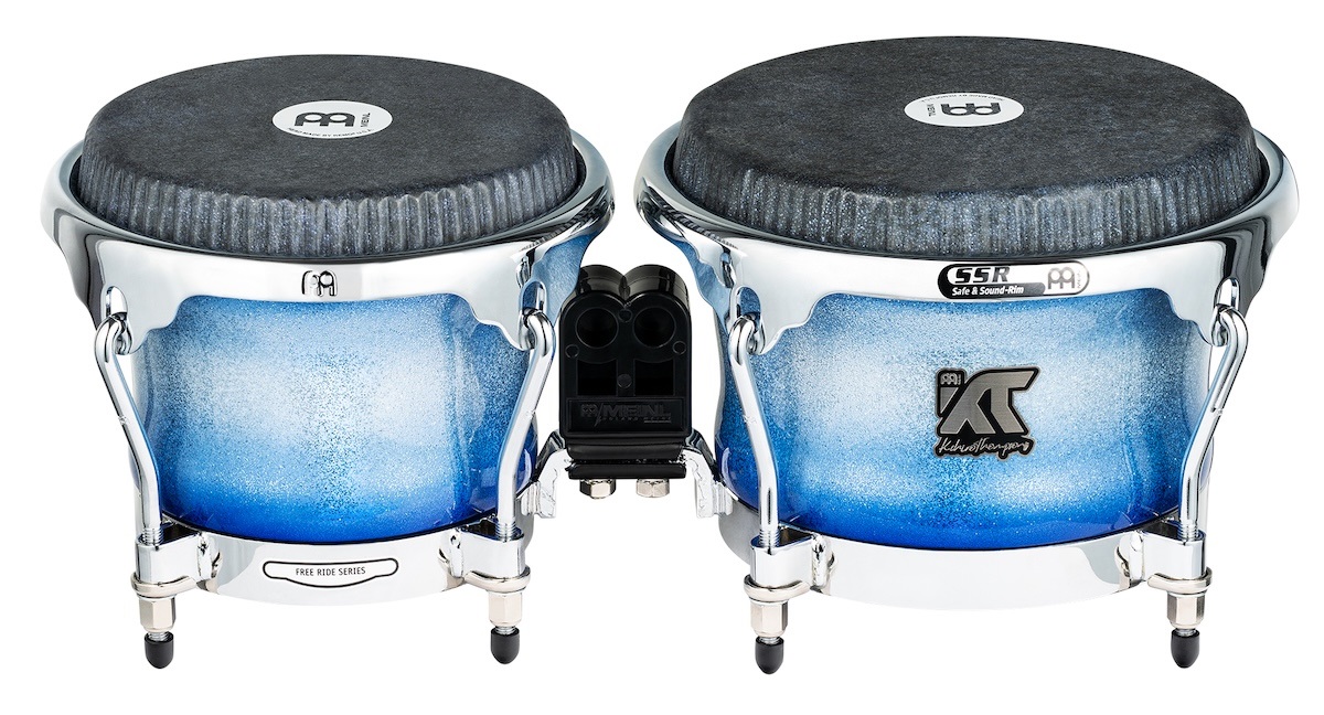 Meinl Artist Series Bongo William "Kachiro" Thompson, REMO® Black Calf