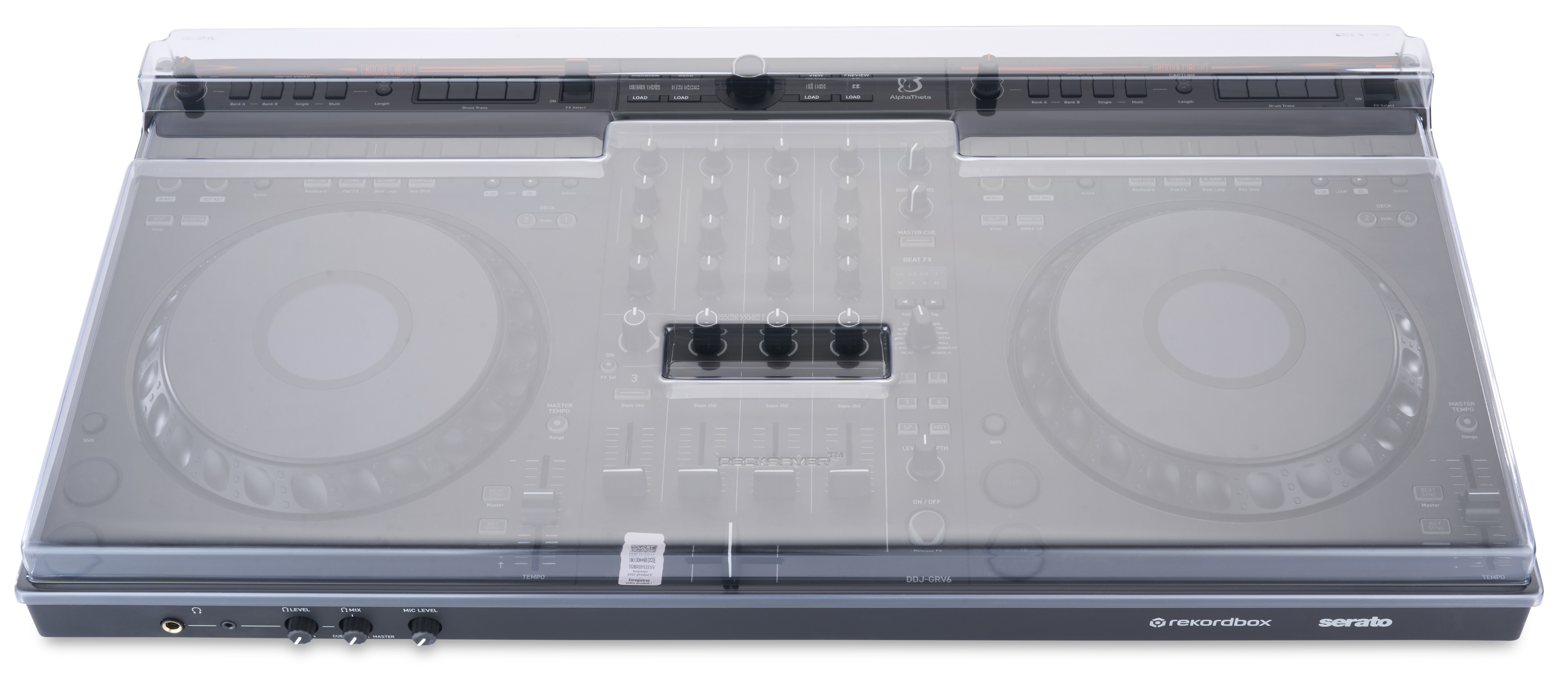 Decksaver ALPHATHETA DDJ-GRV6 COVER