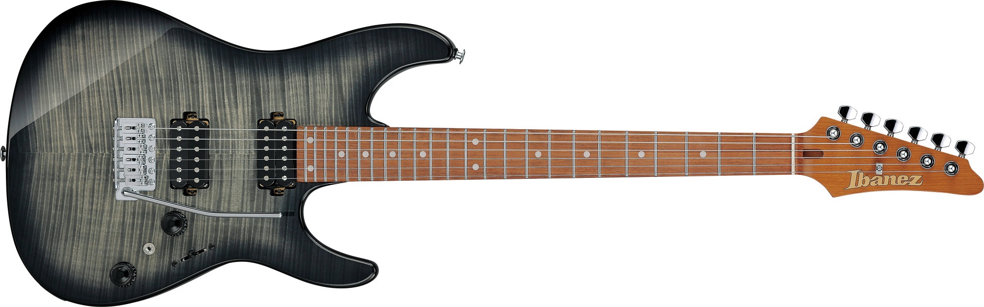 Ibanez AZ24S1F Transparent Black Sunburst