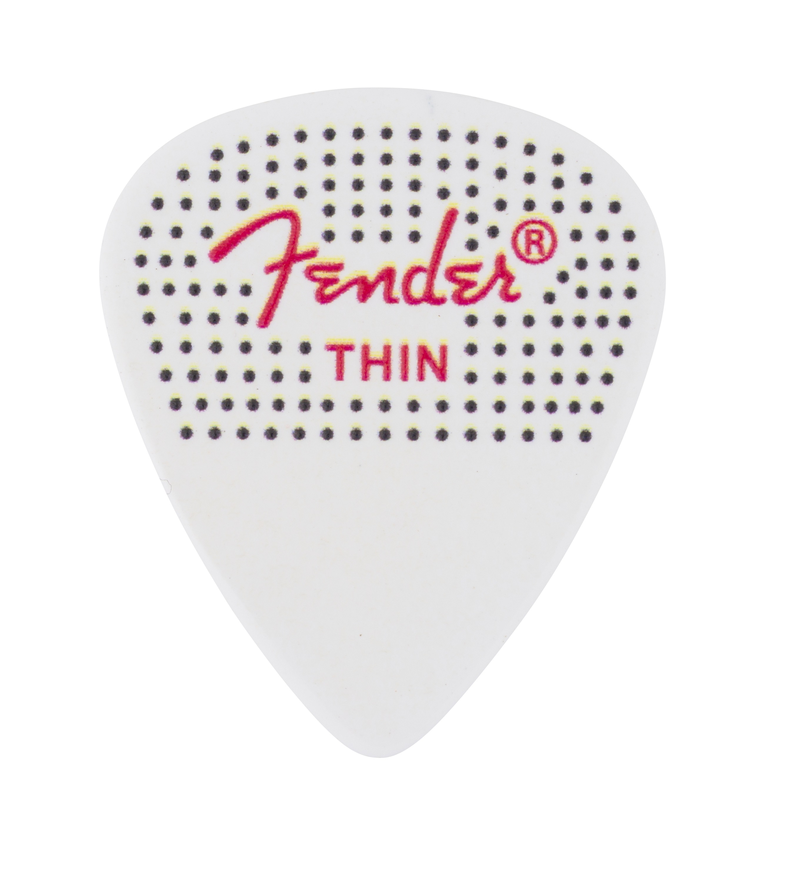Fender 351 Dotted Celluloid Picks 12-Pack Thin