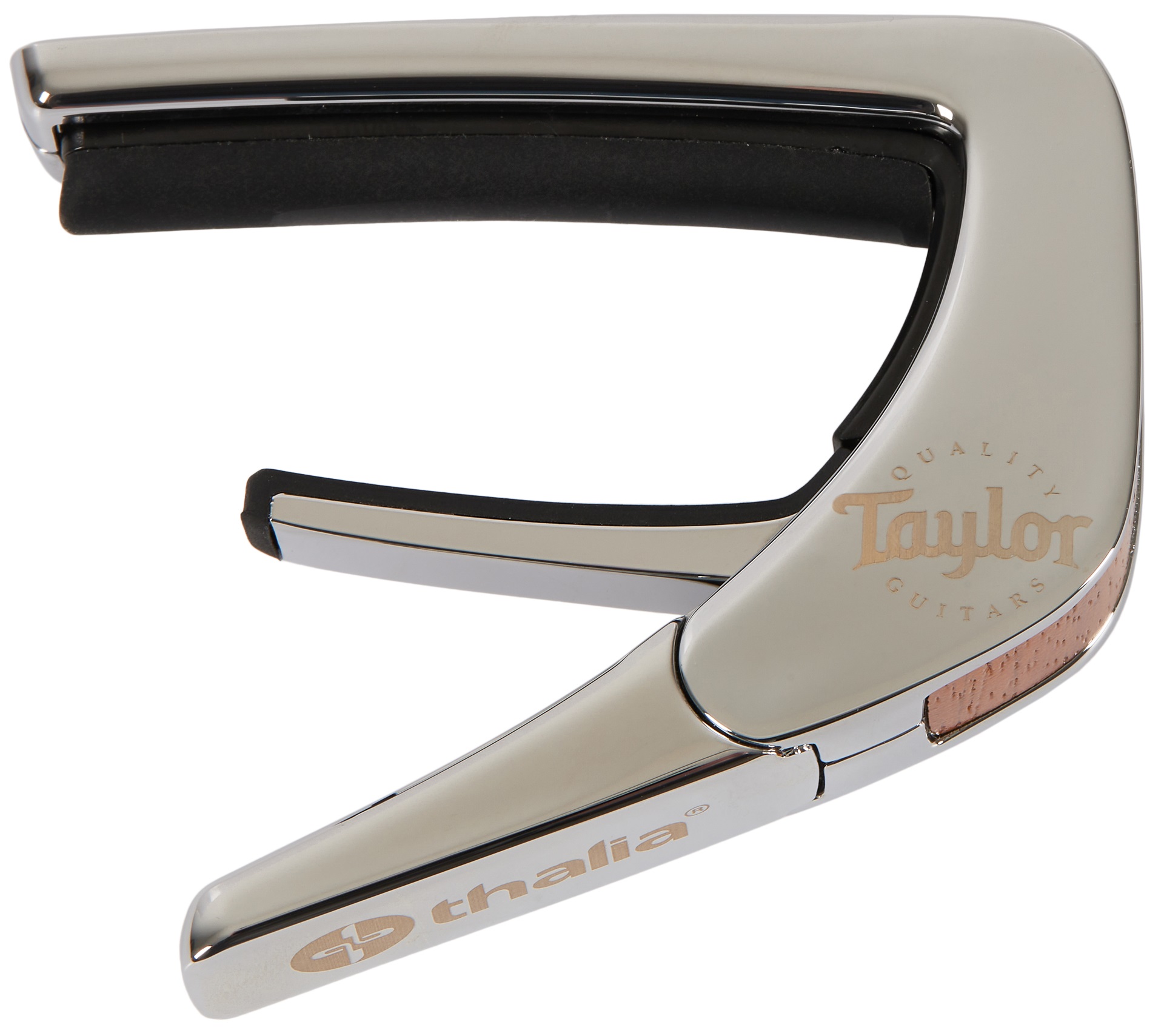 Thalia Taylor Koa Black Logo Chrome