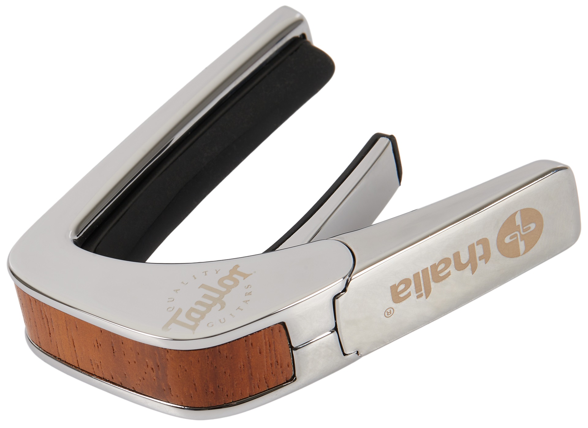 Thalia Taylor Koa Black Logo Chrome