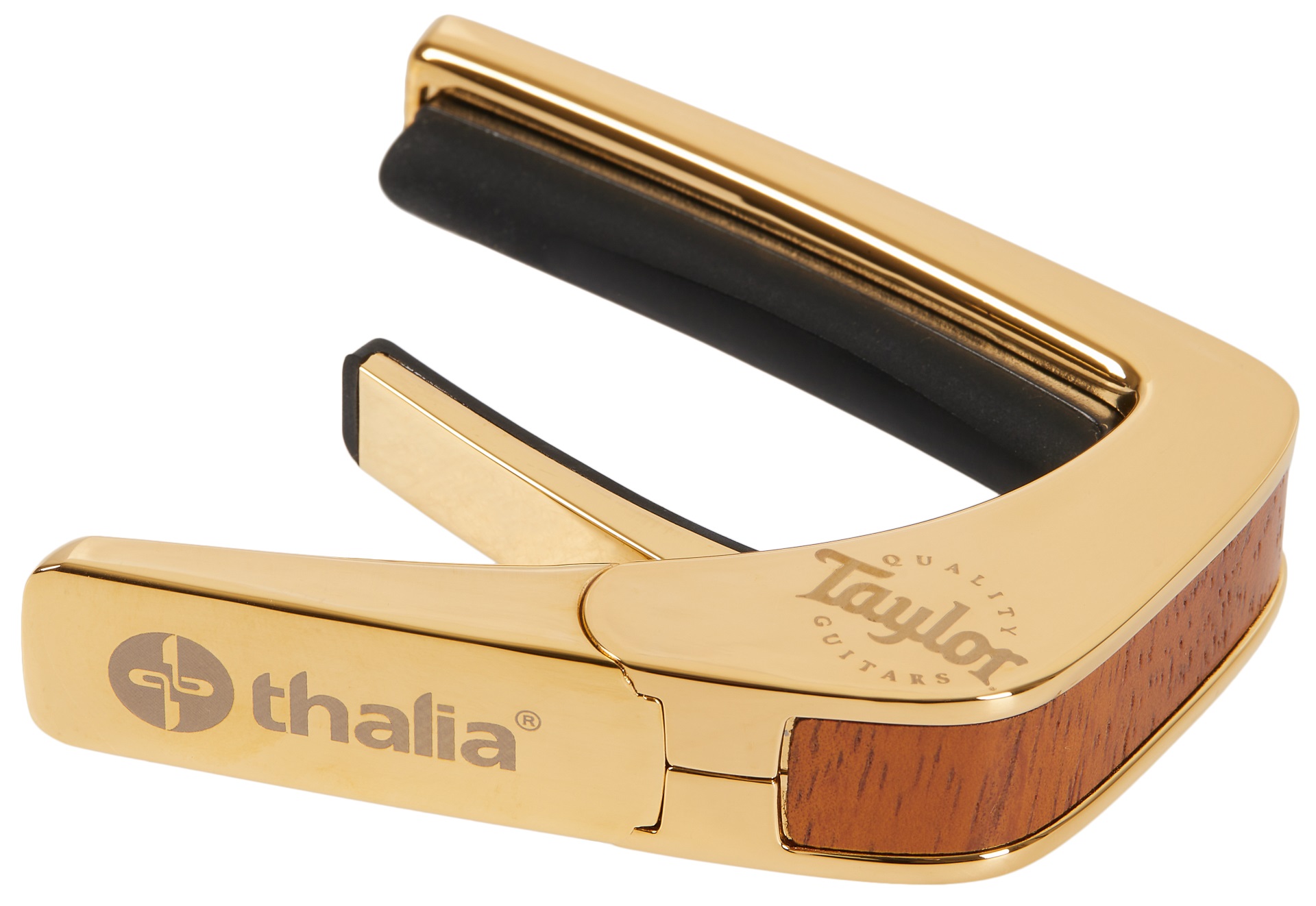 Thalia Taylor Koa Black Logo Gold