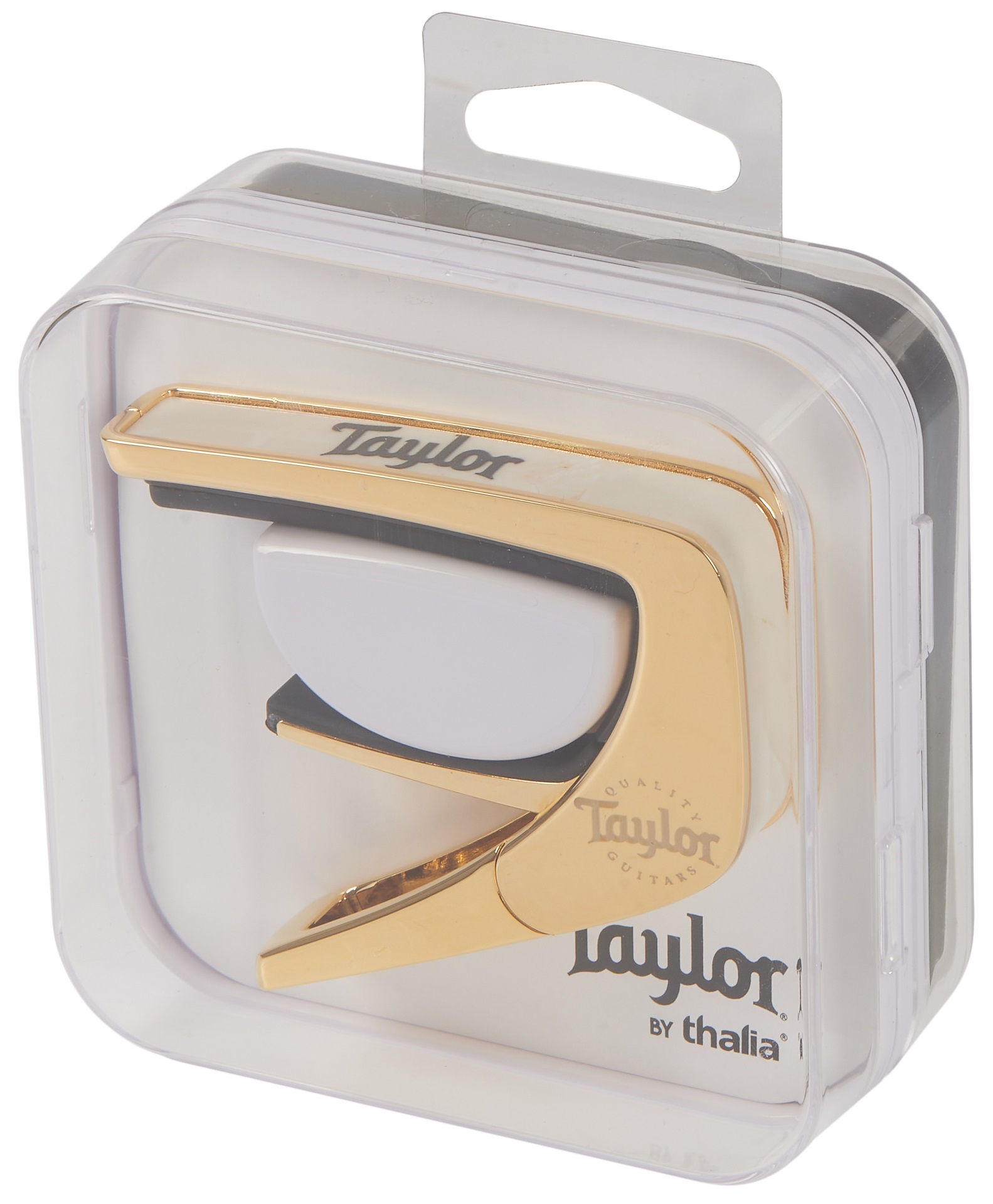 Thalia Taylor White Pearl Black Logo Gold