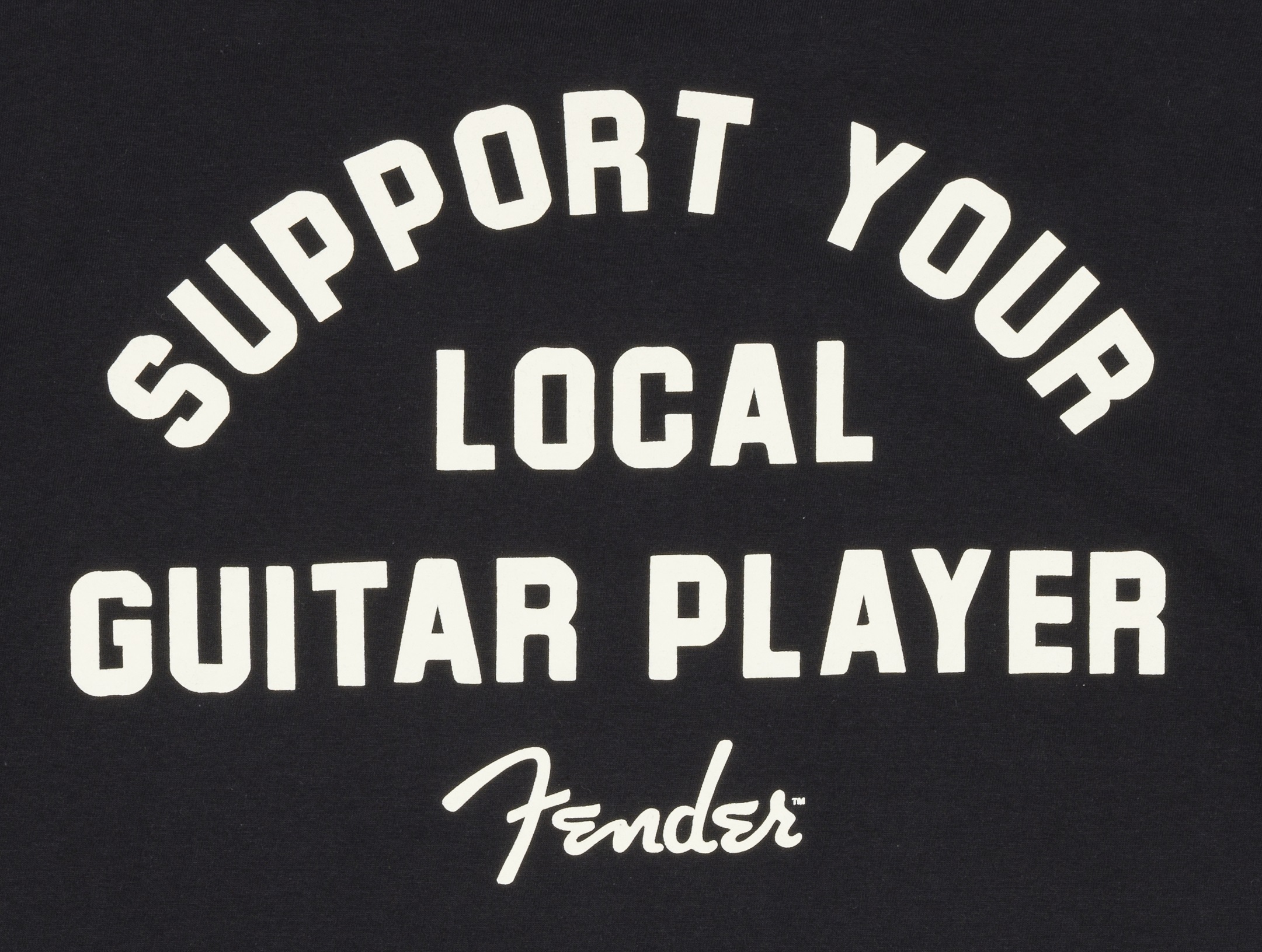 Fender Support Your Local Guitar Player Tee Black M