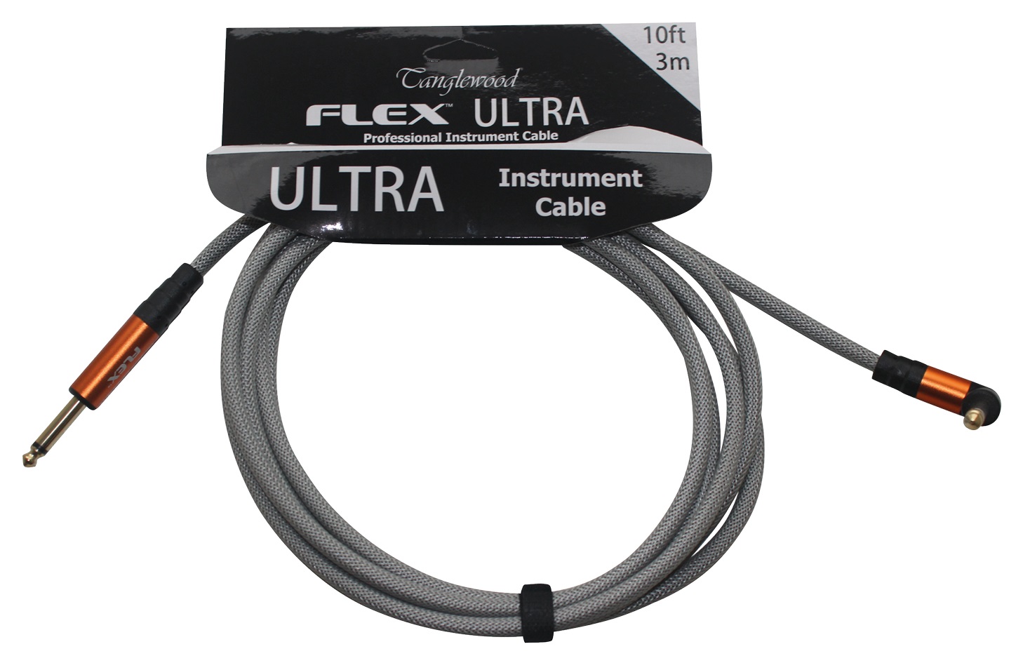 Tanglewood Flex Ultra Cable Storm Grey 3 m Angled