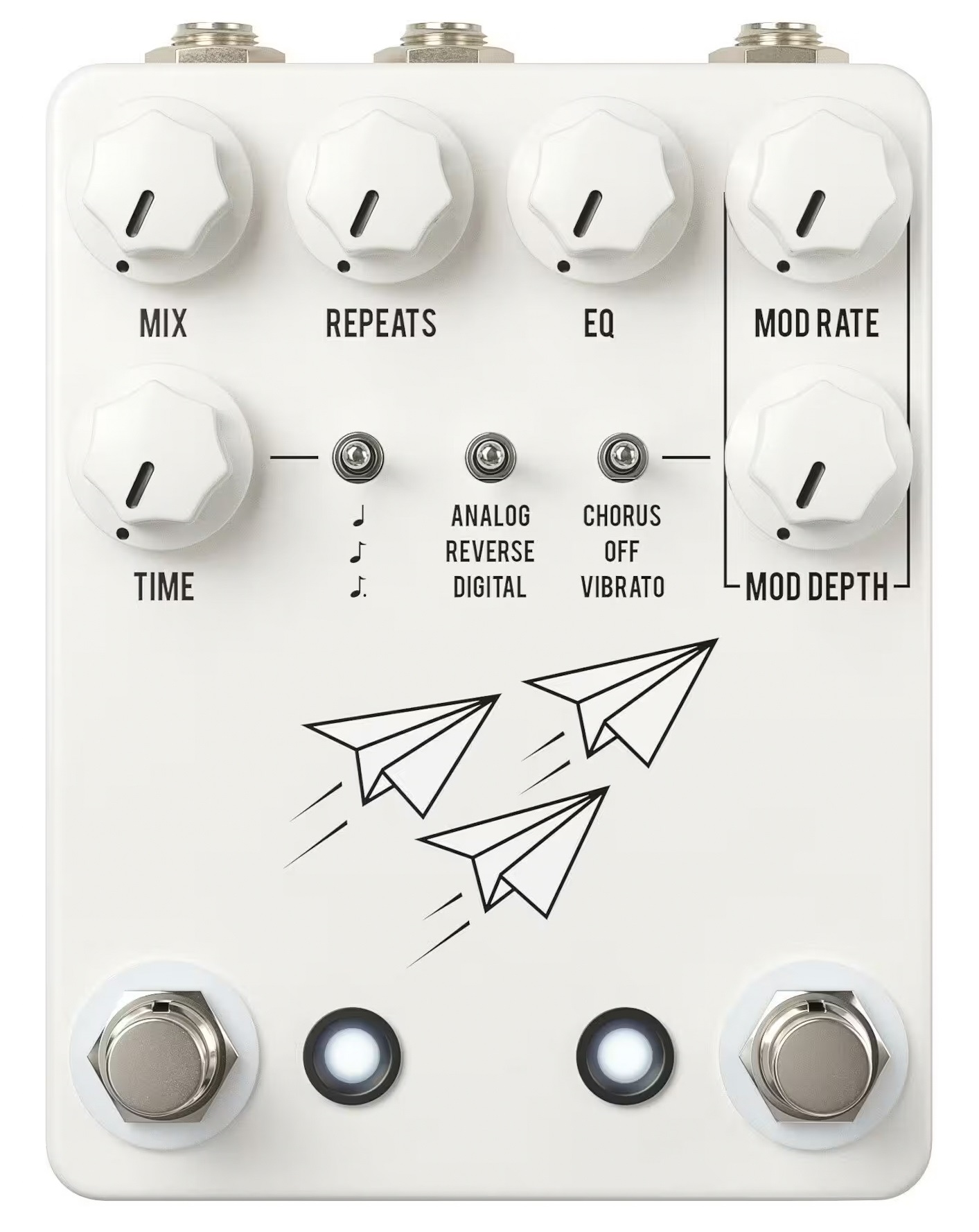 JHS Pedals Flight Delay White