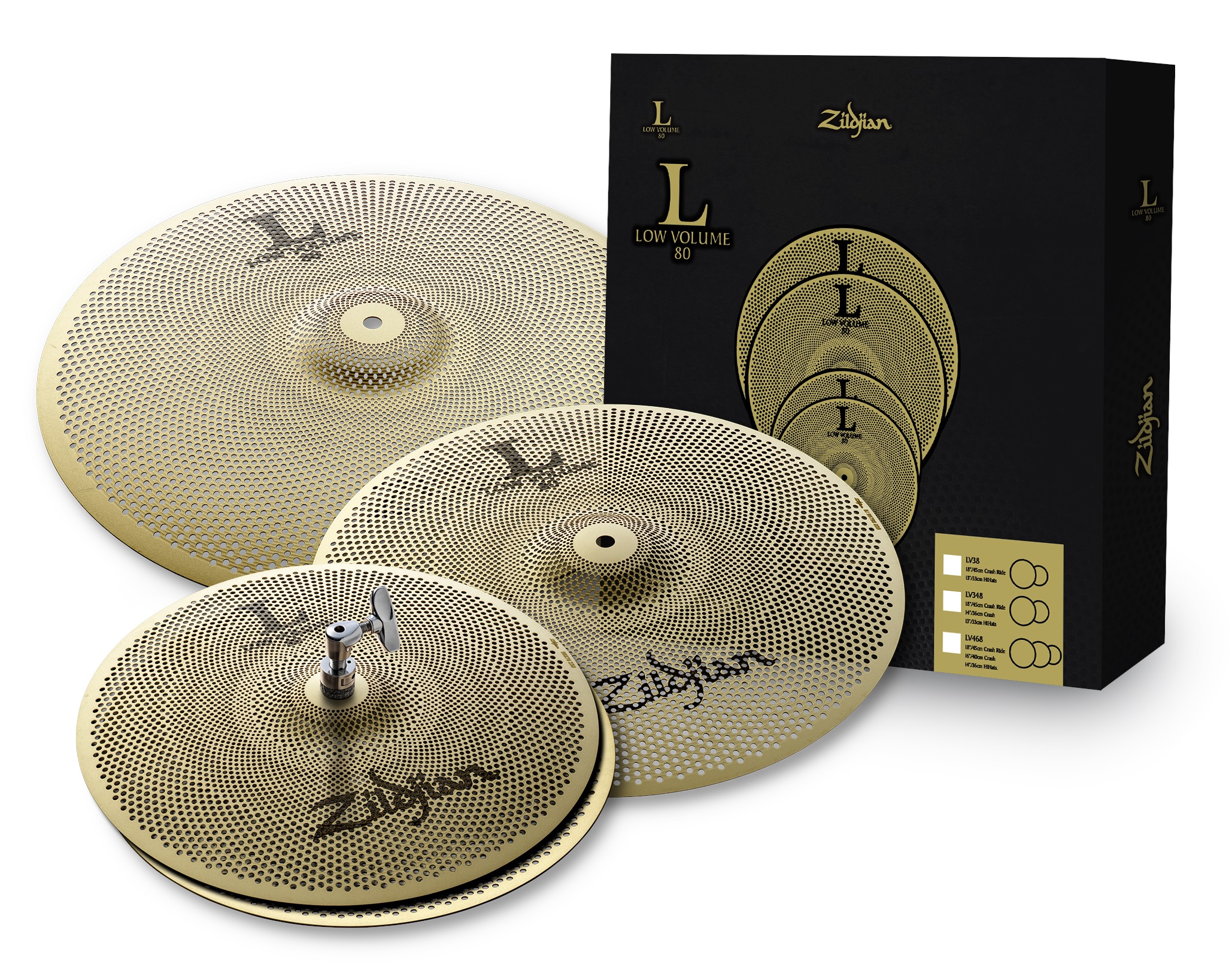 Zildjian L80 468 Low Volume Box Set 3