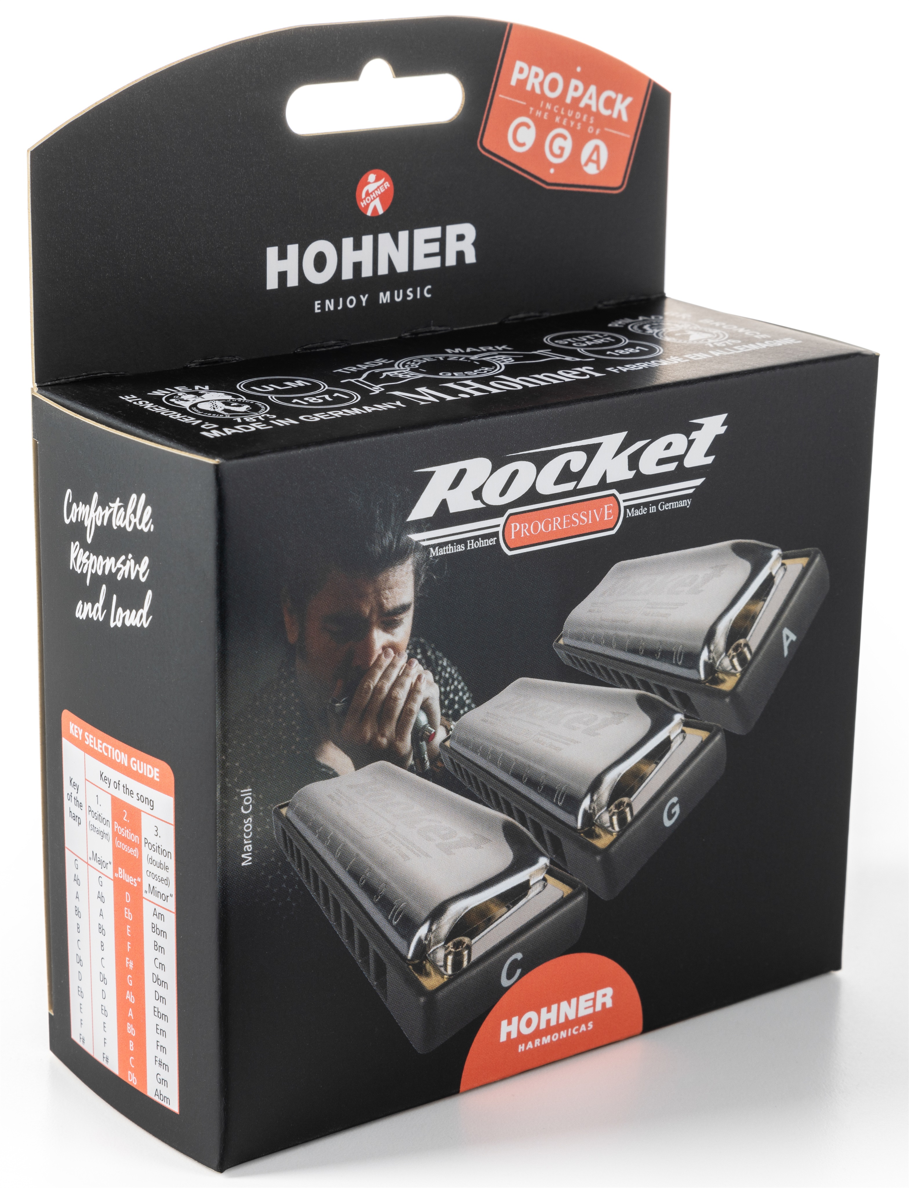 Hohner Rocket ProPack (C-, G-, A-major)