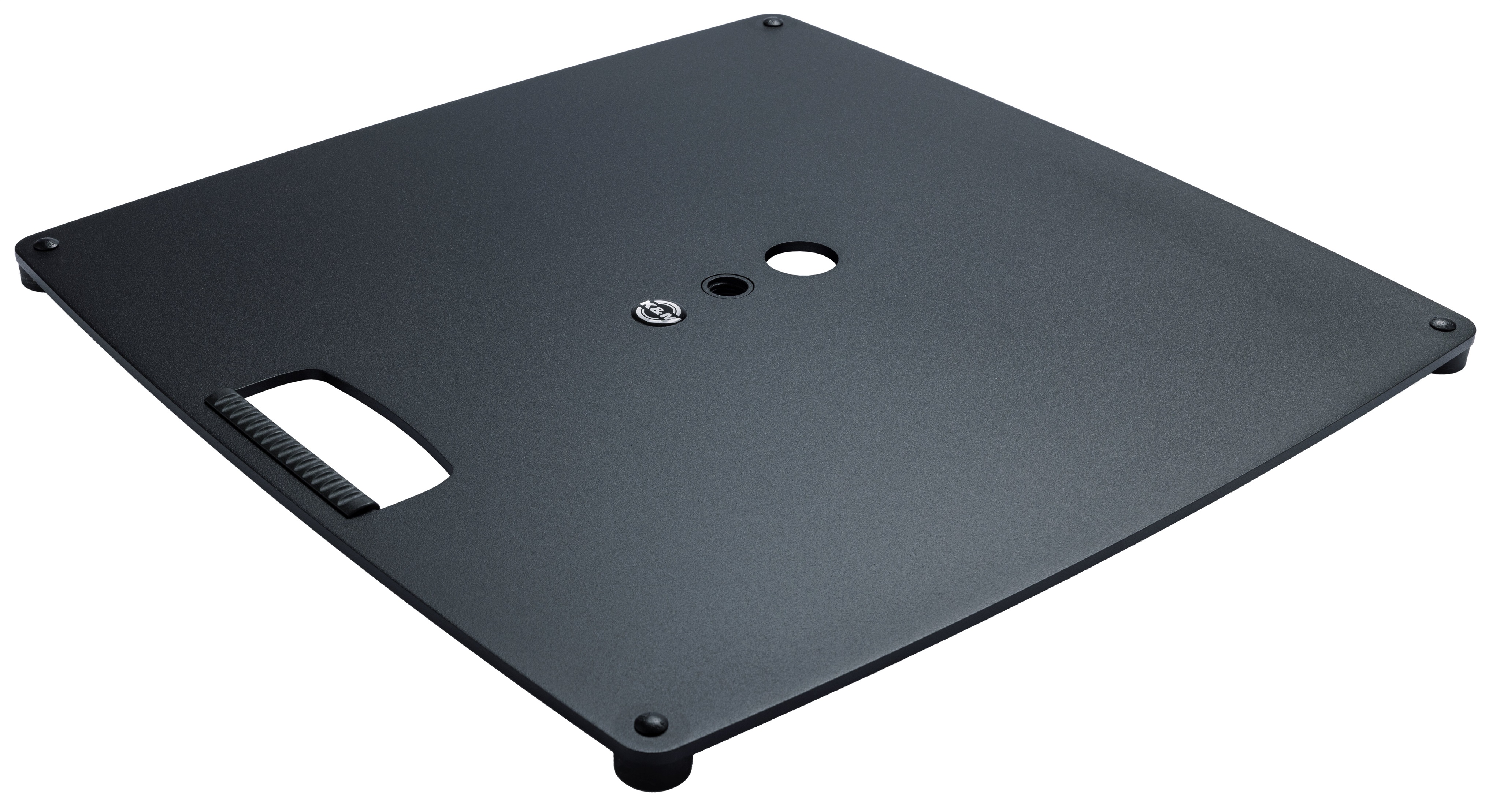 K&M 26715 Base plate L Black