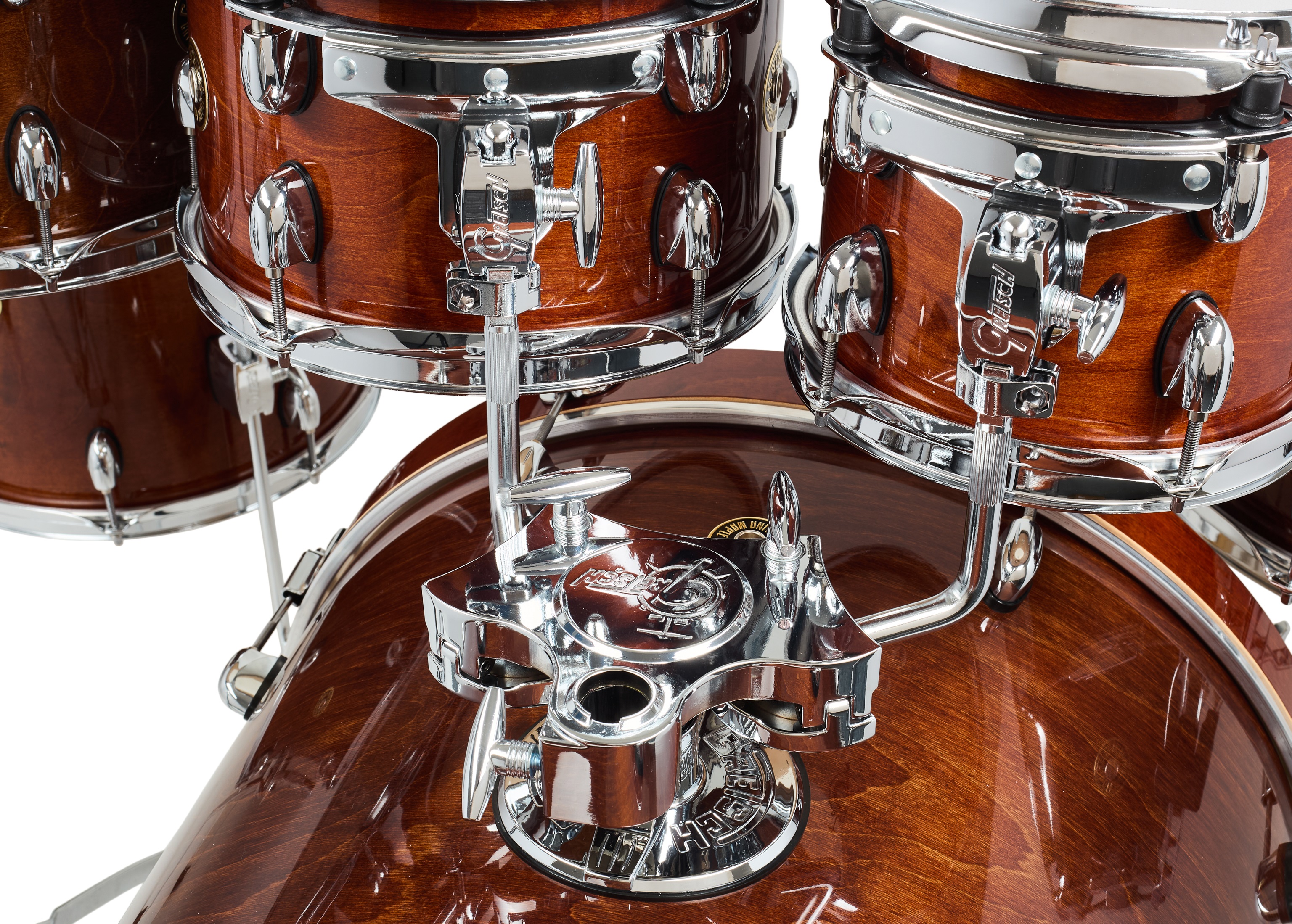 Gretsch Catalina Maple Walnut Glaze Rock Set 7 piece