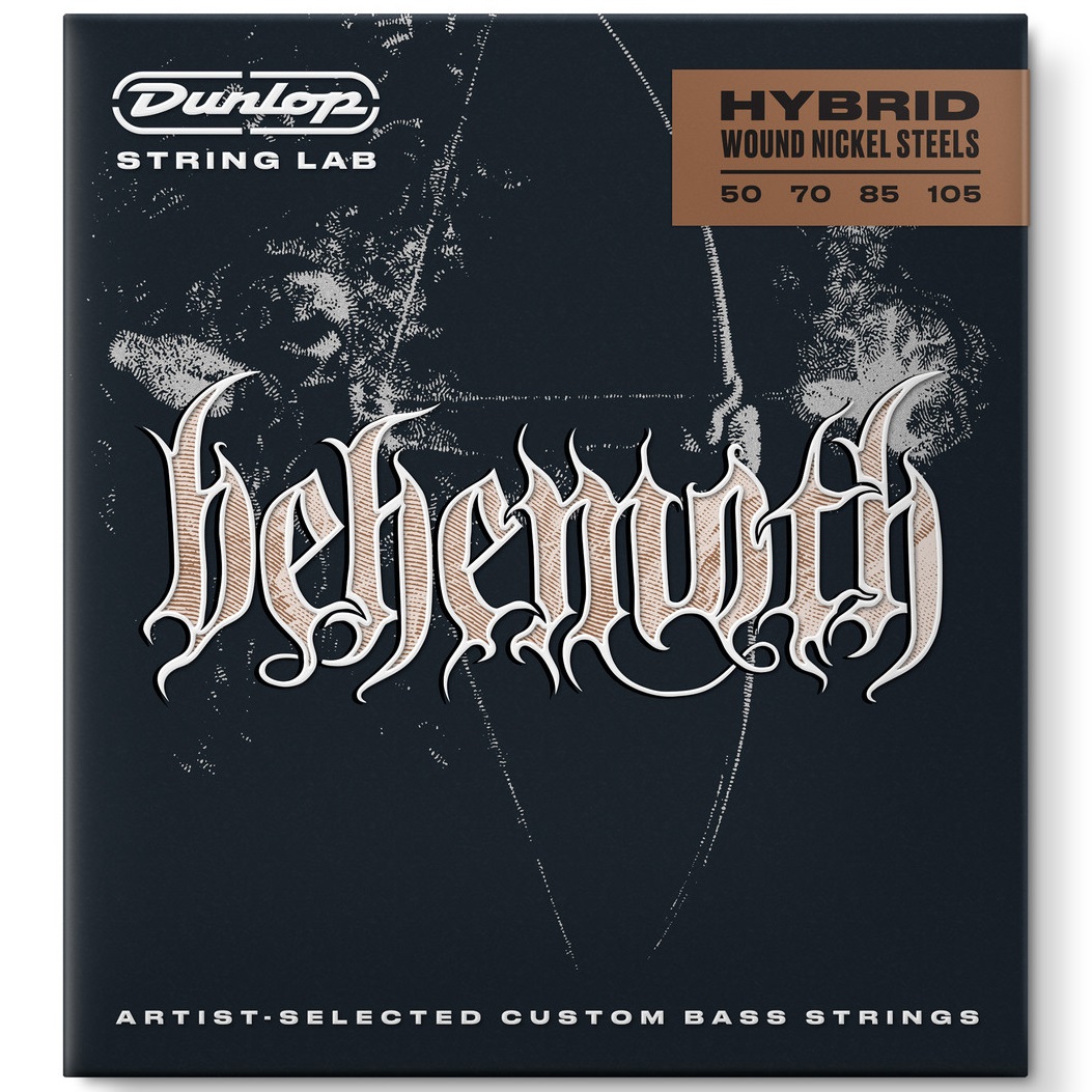 Dunlop Behemoth Hybrid Wound Nickel Bass Strings 50-105