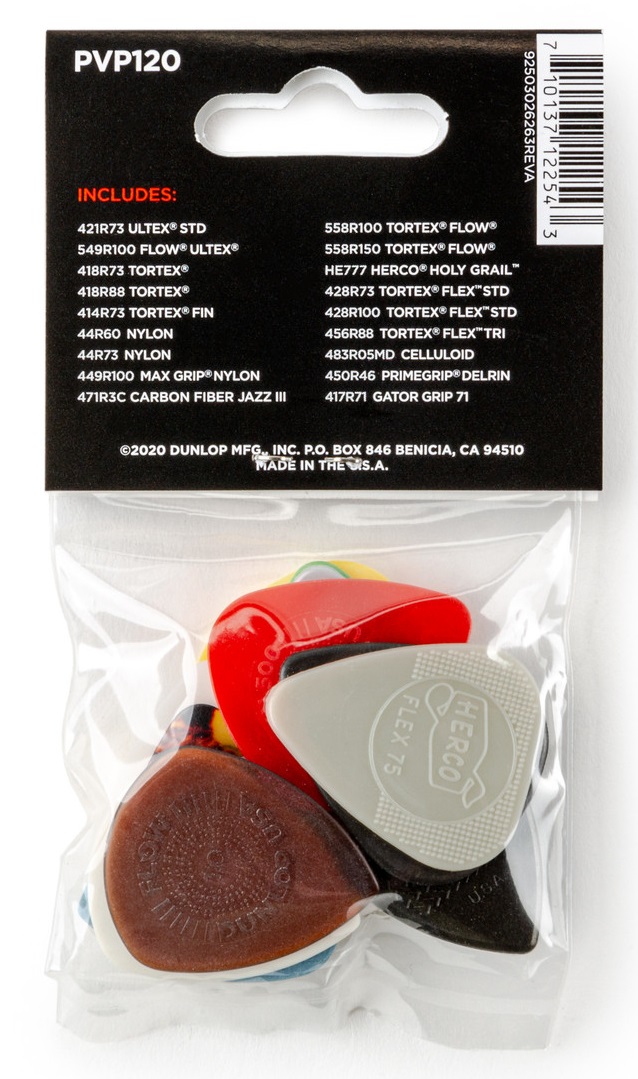 Dunlop Recording Pick Variety Pack
