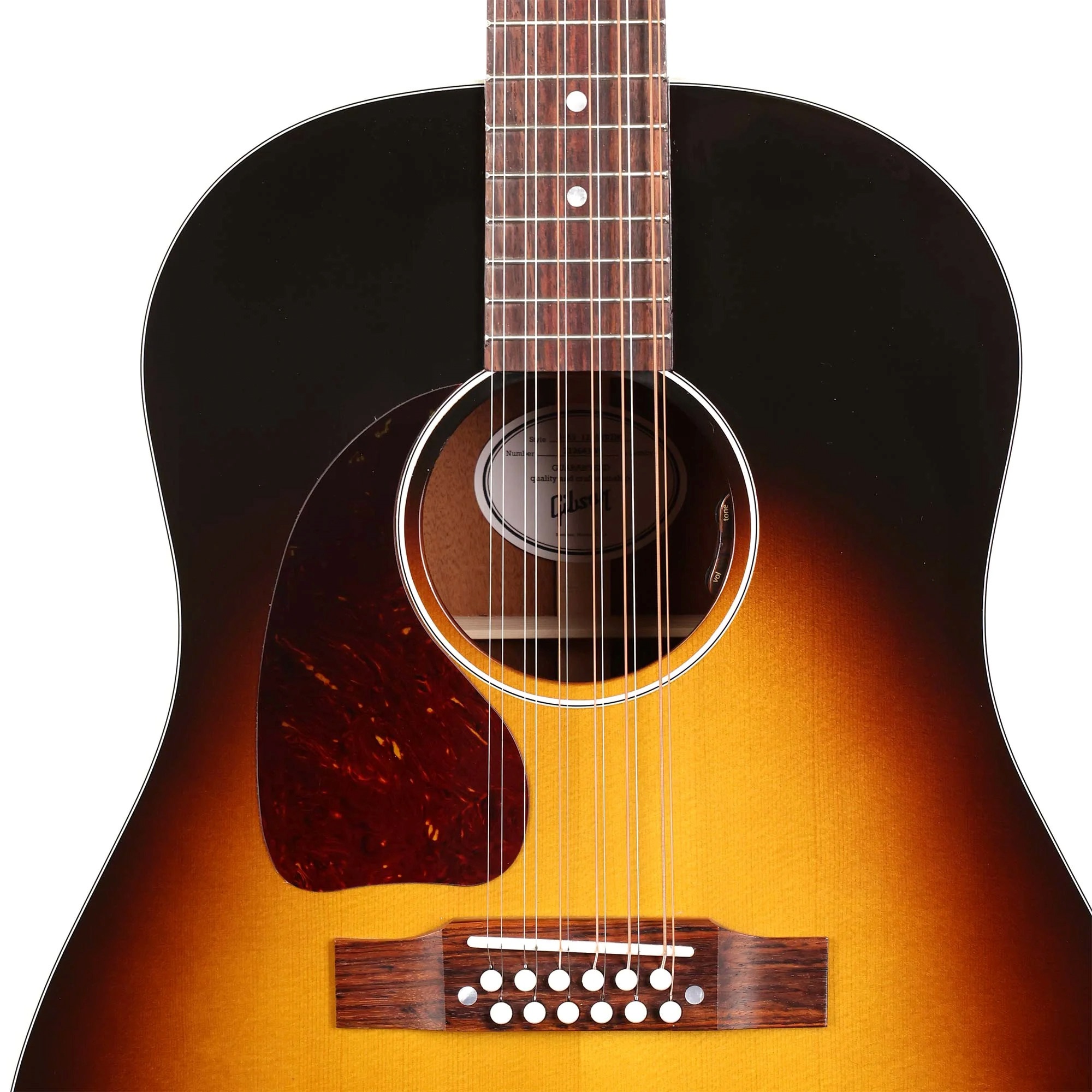 Gibson J-45 Standard 12-String LH Vintage Sunburst