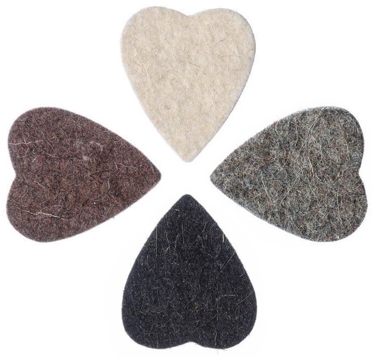 Timber Tones Felt Tones Heart Mixed 4-Pack