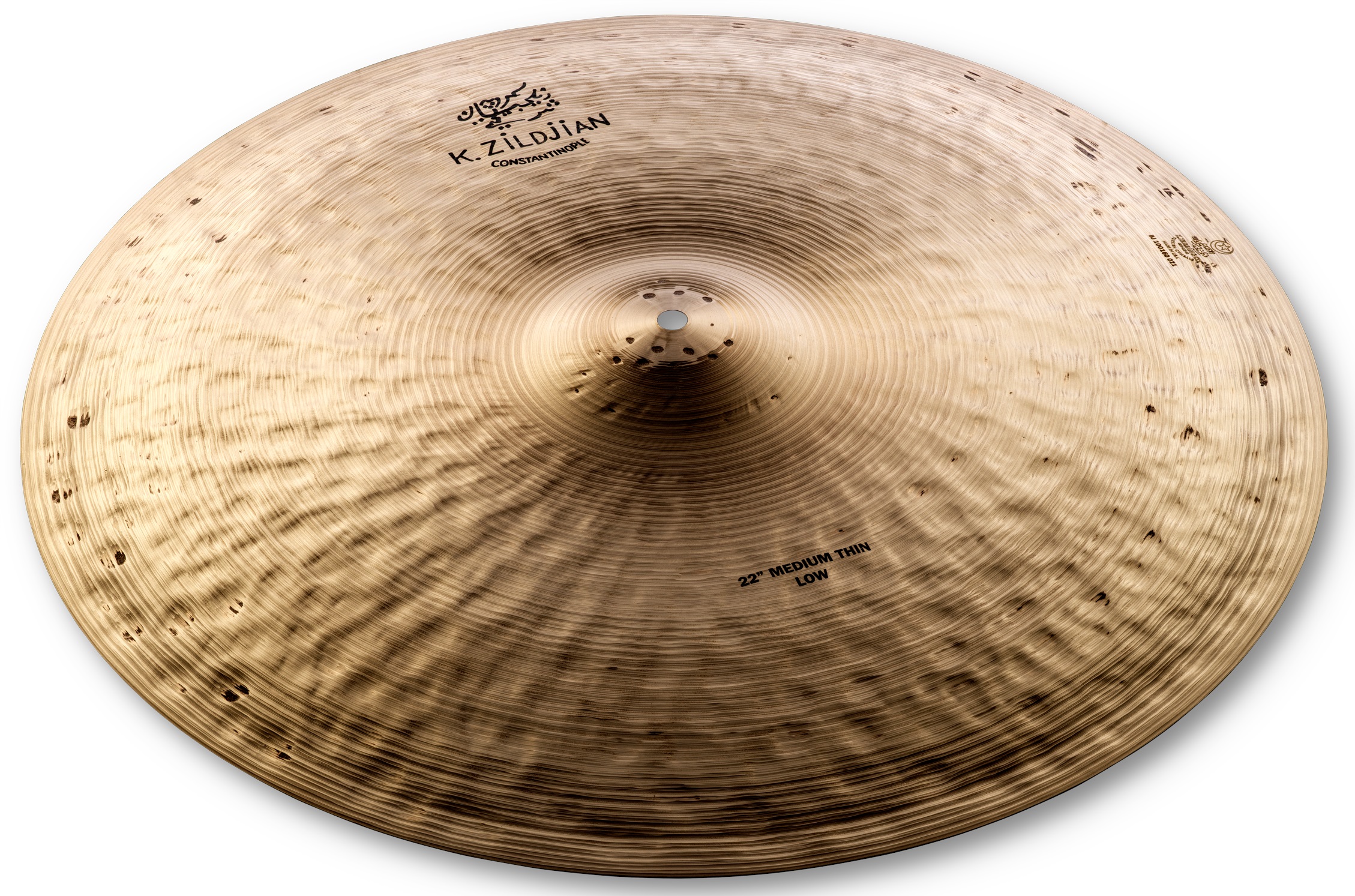 Zildjian 22" K Constantinople ride medium thin low