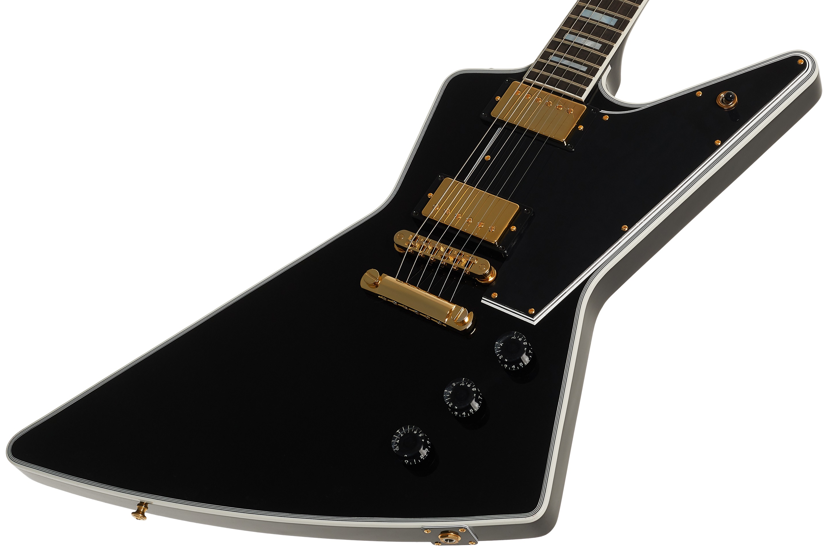 Gibson Custom Explorer Custom w/ Ebony Fingerboard Gloss Ebony