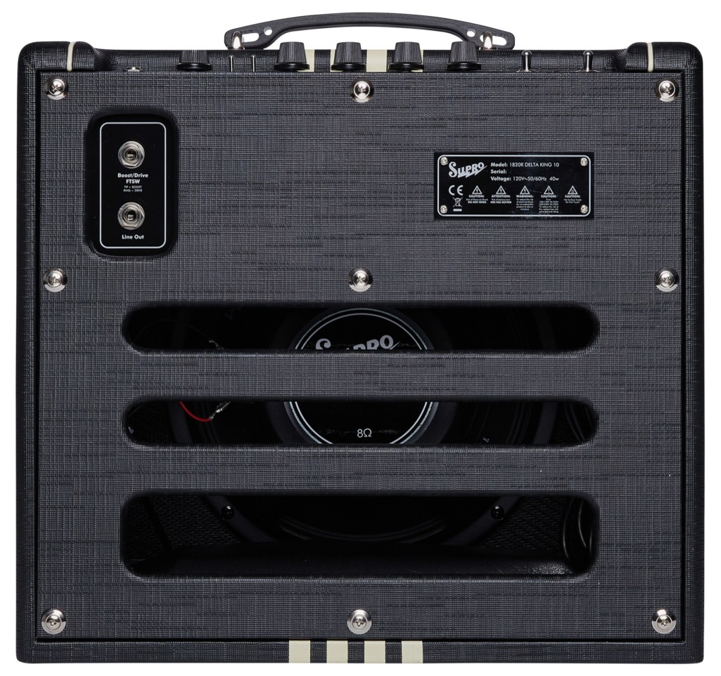 Supro Delta King 10 Black/Cream