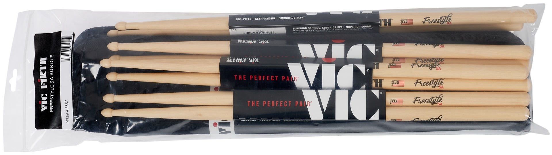 Vic Firth 5A Freestyle Bundle – Obrázok 4