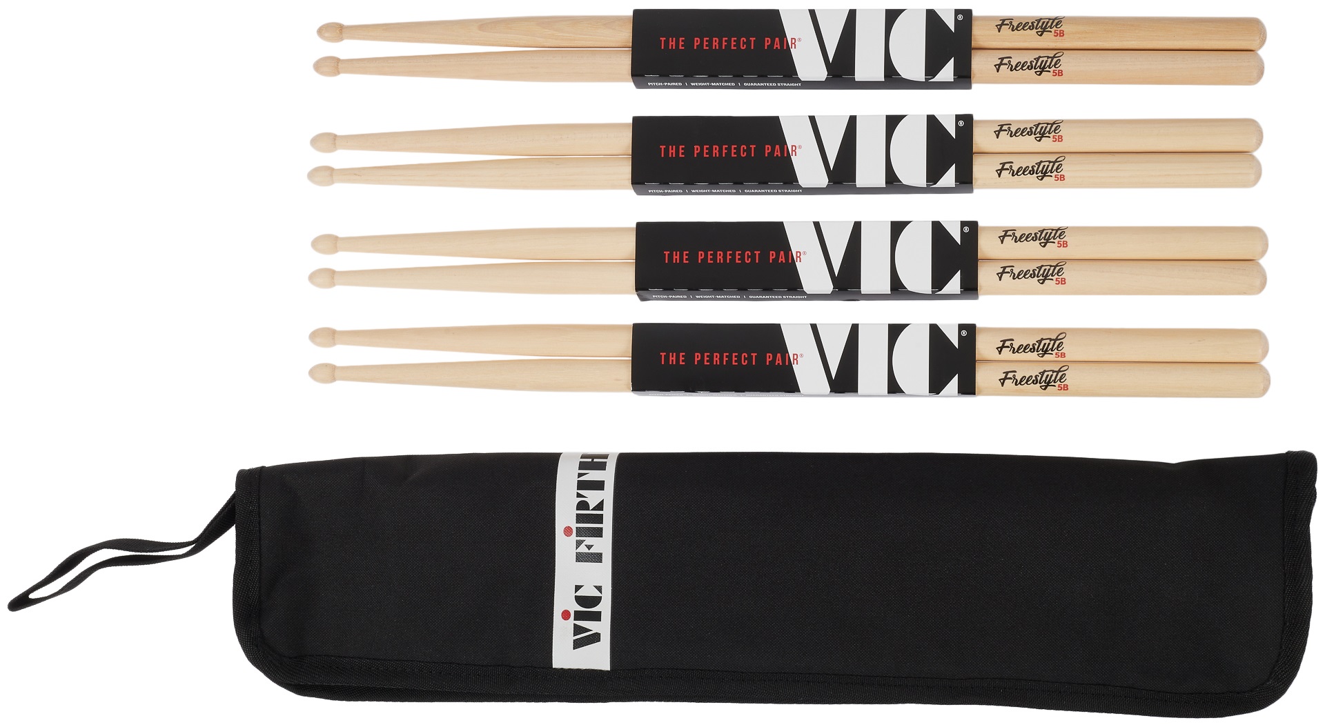 Vic Firth 5B Freestyle Bundle