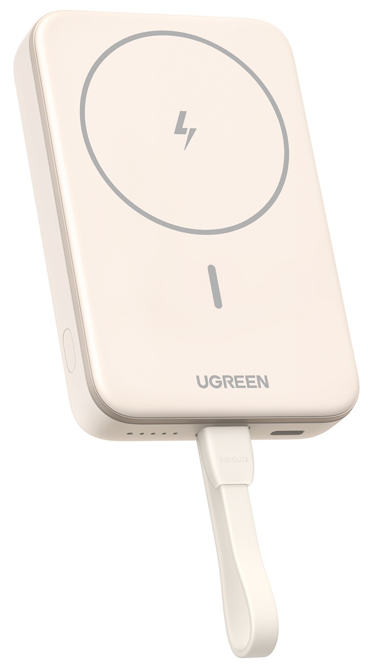 Ugreen 35341 10000mAh MIni Magnetic Wireless 20W Power Bank Build-in U