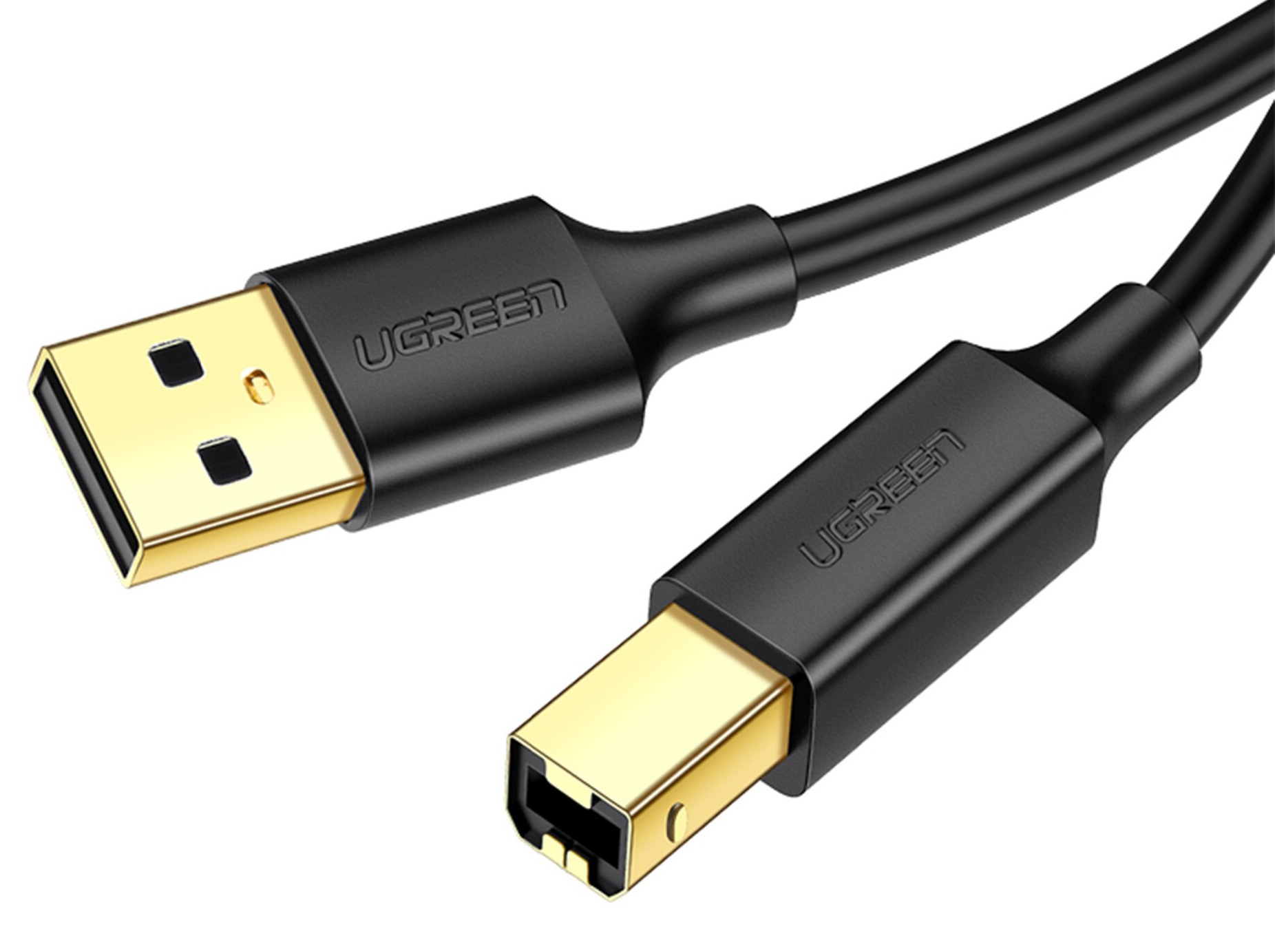Ugreen 20847 USB 2.0 AM to BM Print Cable 2m Black