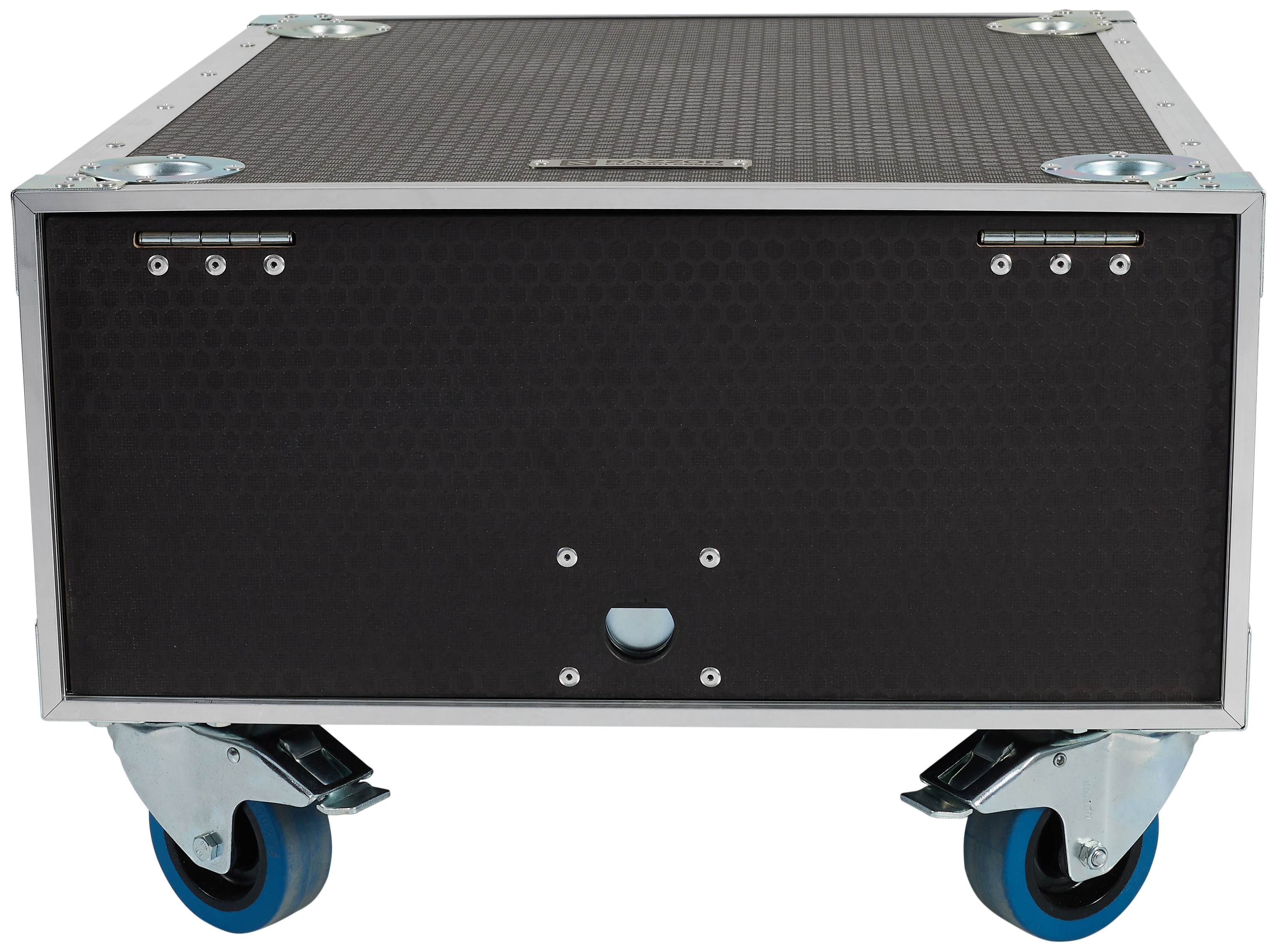 Razzor Cases HEXA 4U sliding door rack 512, spring-loaded, with 100mm