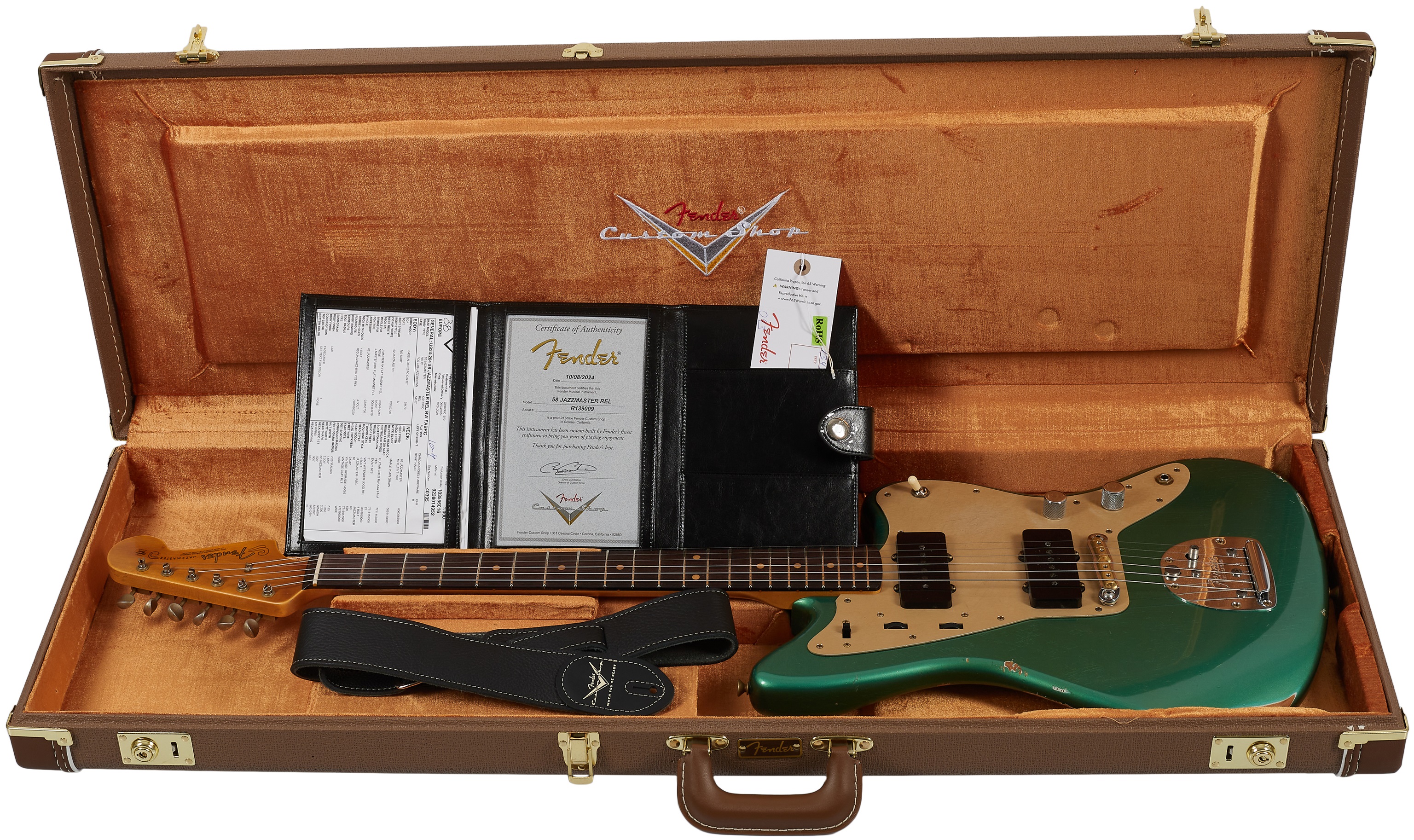 Fender Custom Shop US24-204 58 JAZZMASTER REL RW FABRG