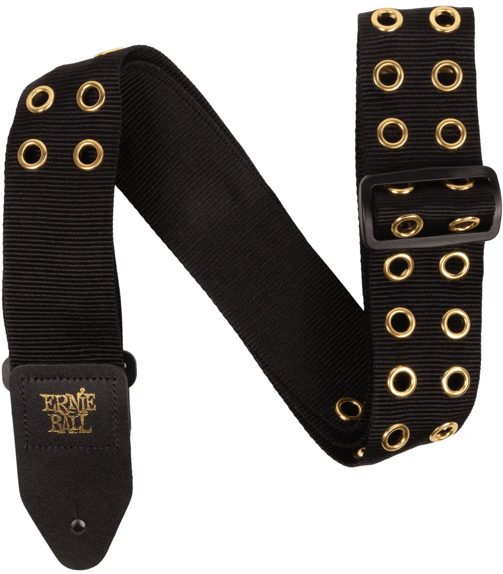 Ernie Ball Premium Strap Hole Lotta Metal Gold