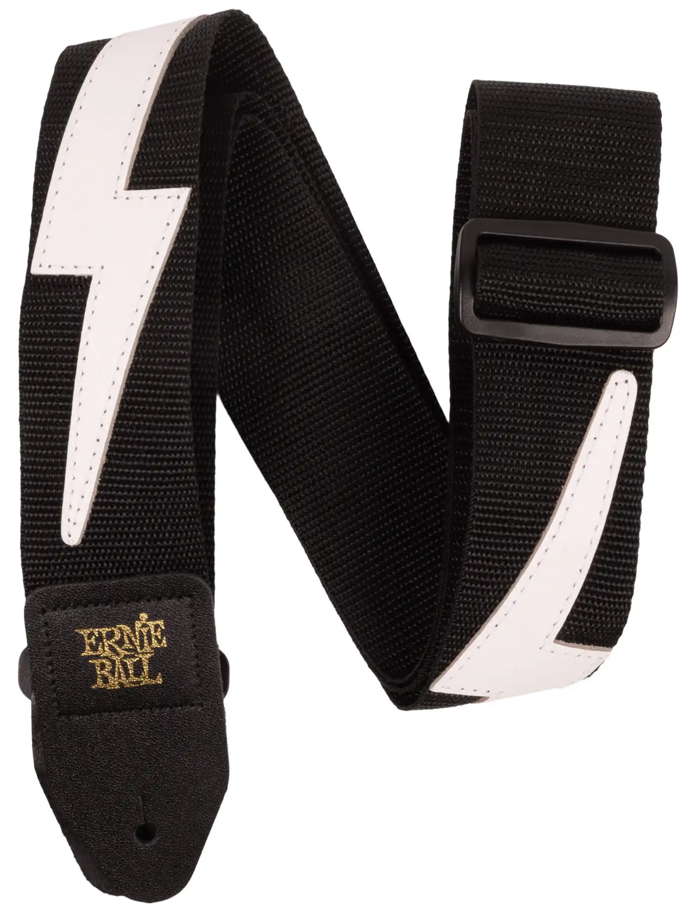 Ernie Ball Premium Strap White Lightning
