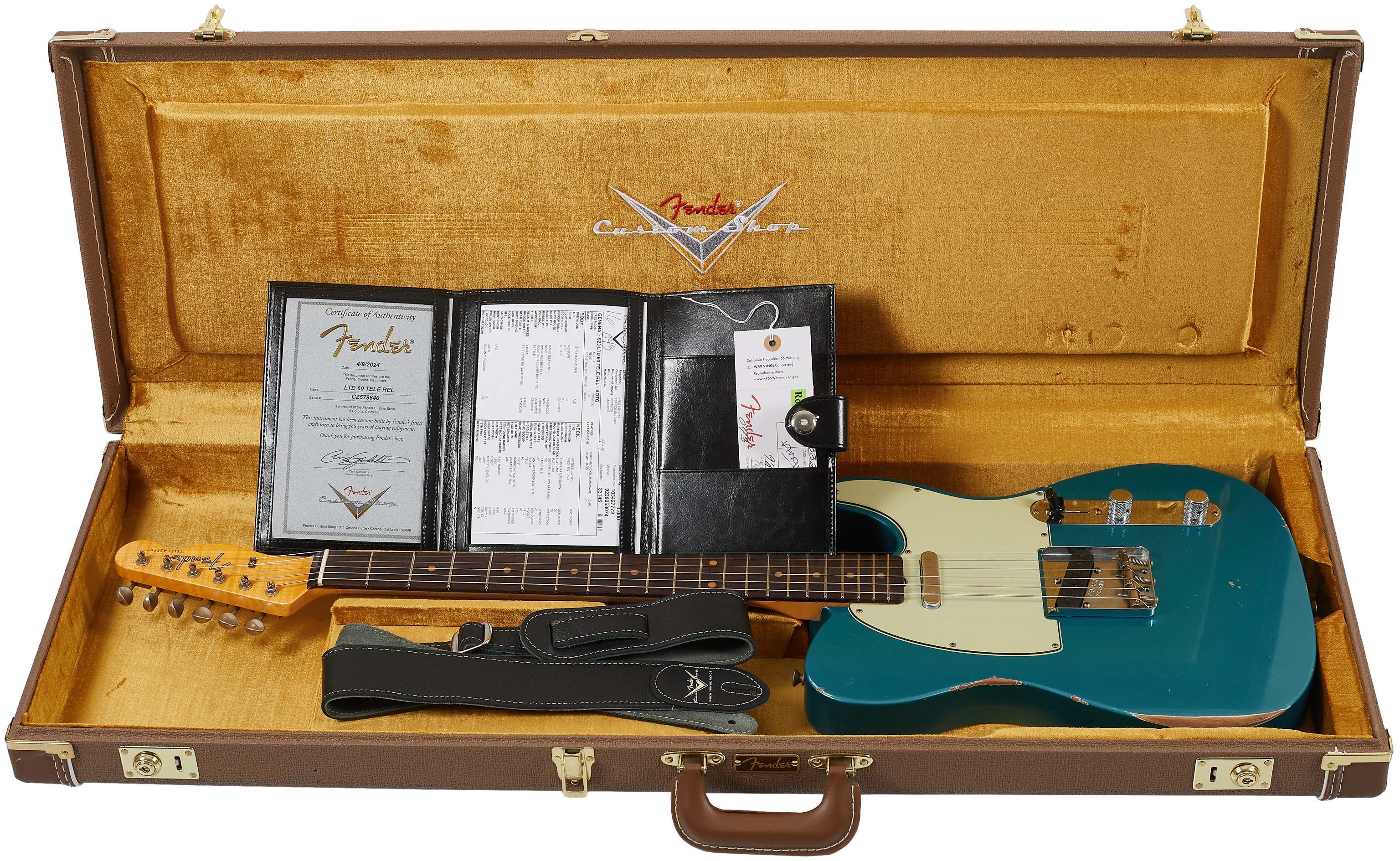 Fender Custom Shop 60 Telecaster Relic Aged Ocean Turquoise