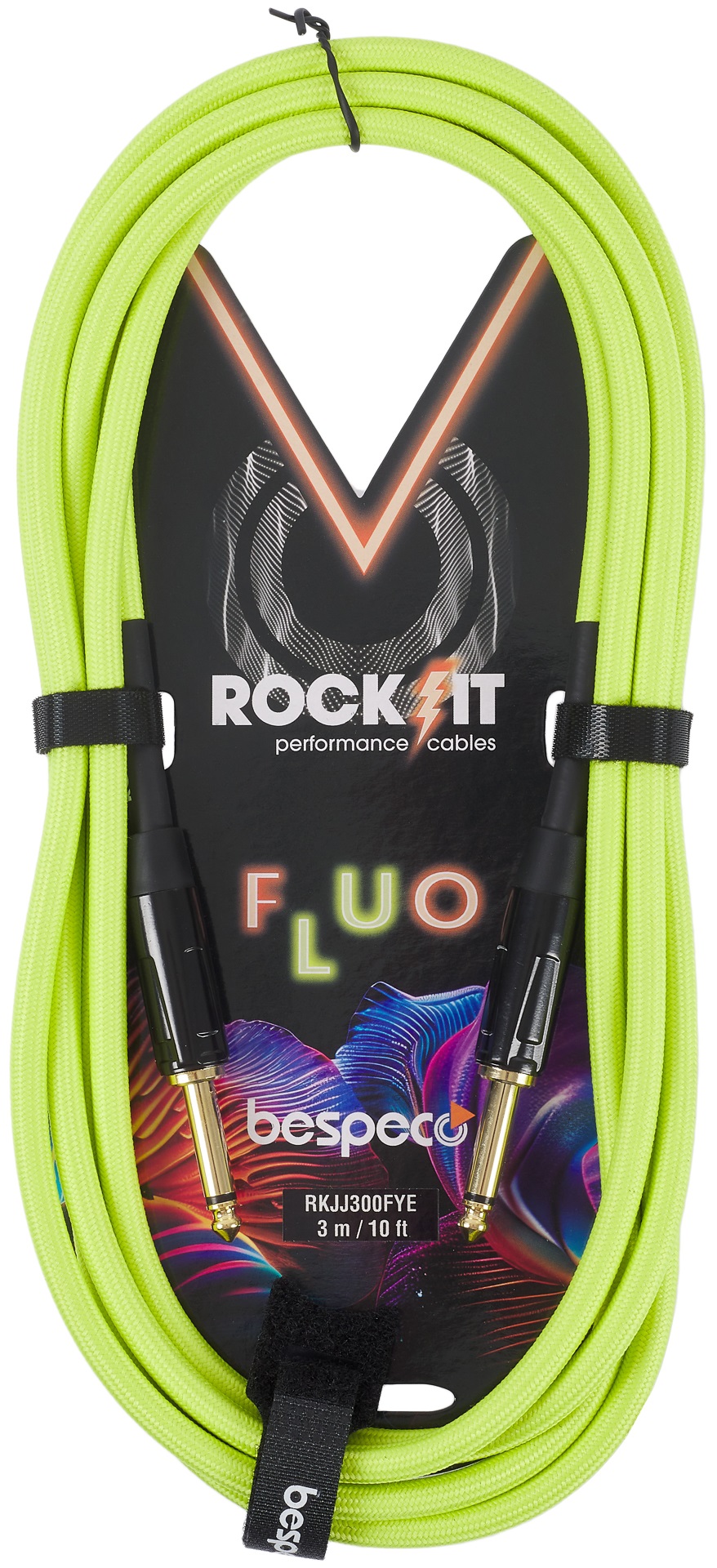 E-shop Bespeco ROCKIT FLUO Yellow 3 m