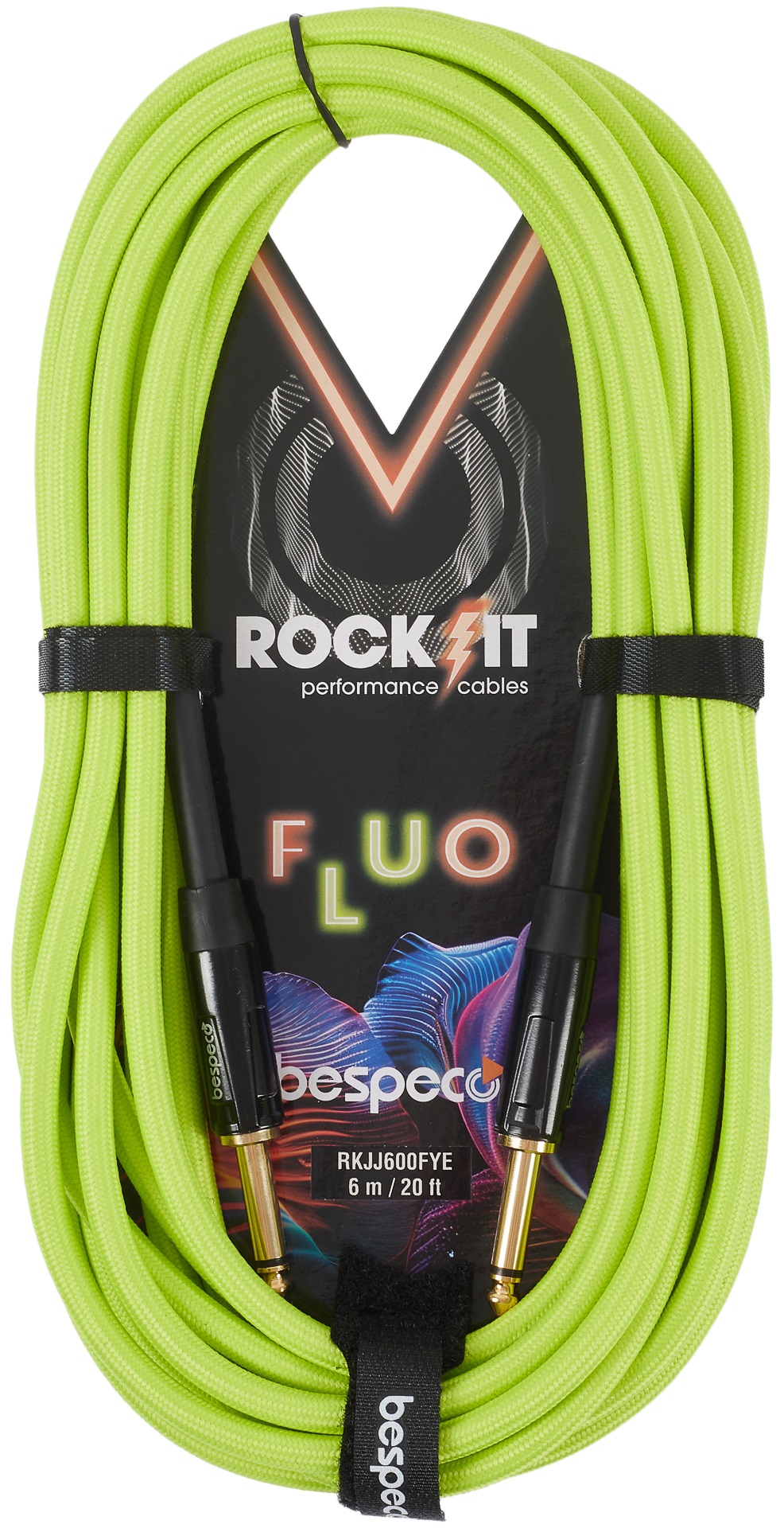 E-shop Bespeco ROCKIT FLUO Yellow 6 m