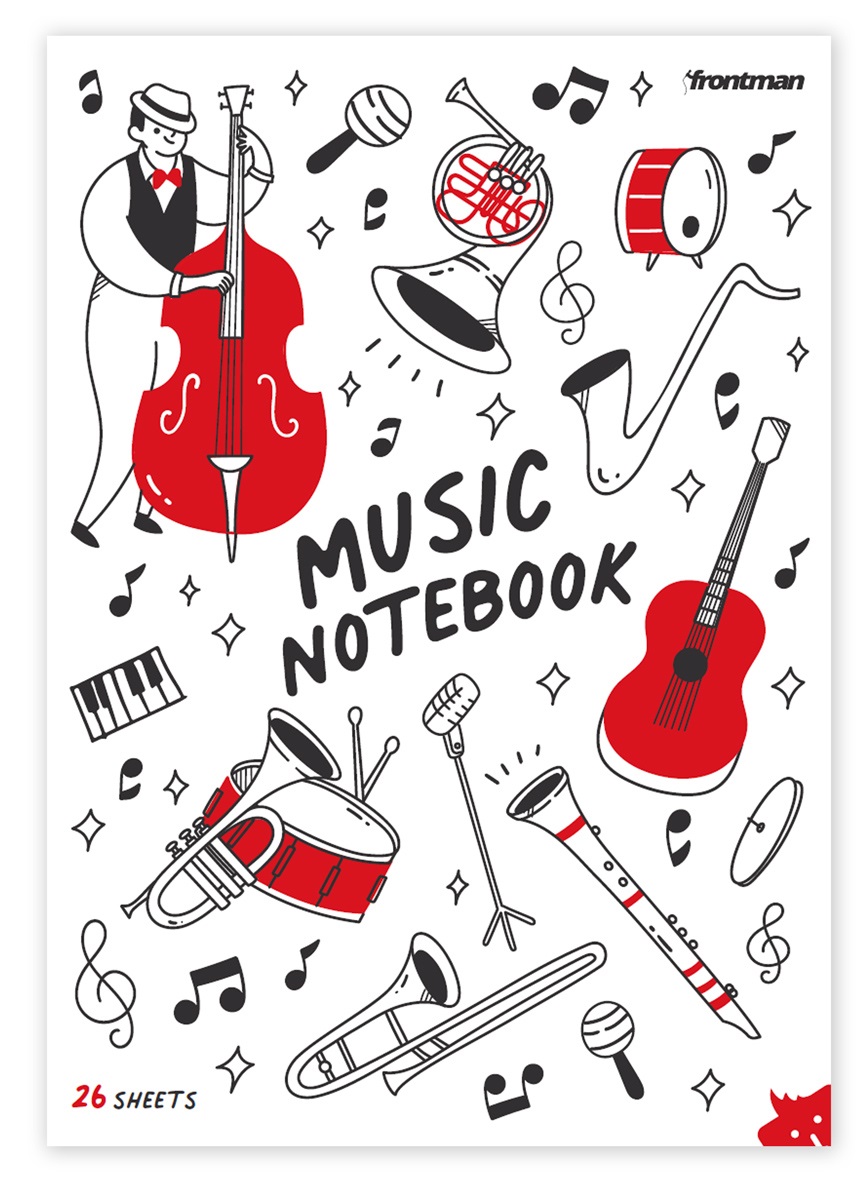 Frontman A4 - notový blok