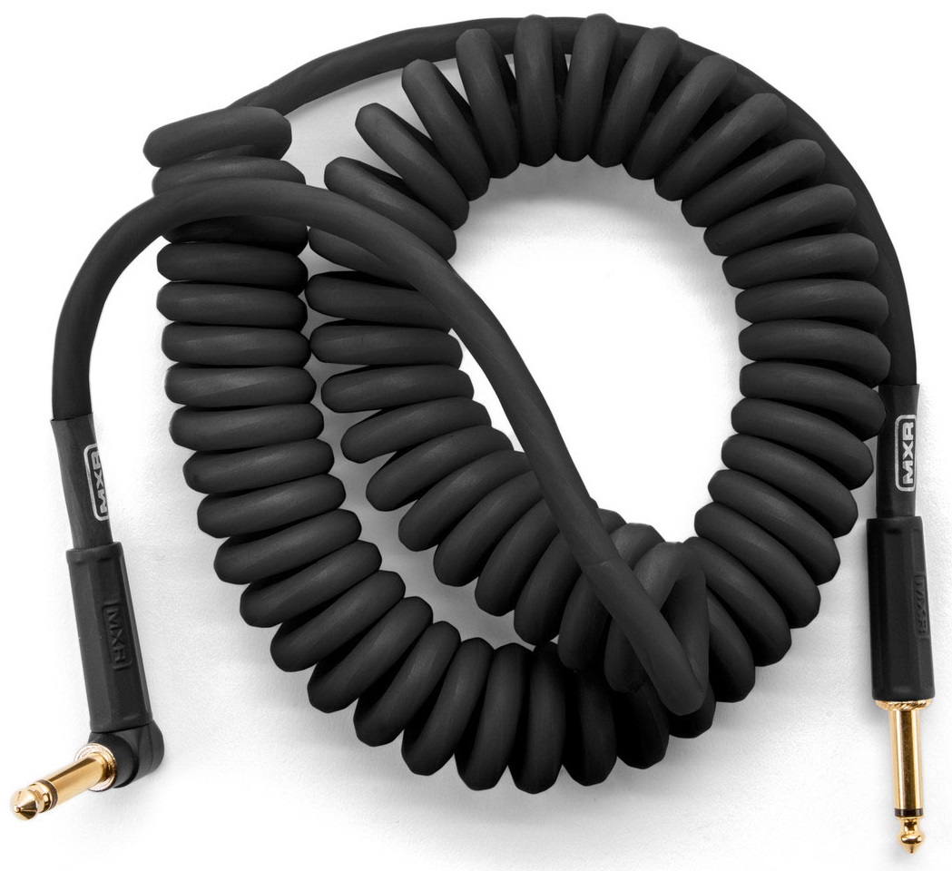 E-shop MXR 15 FT Coil Cable Black Right/Straight