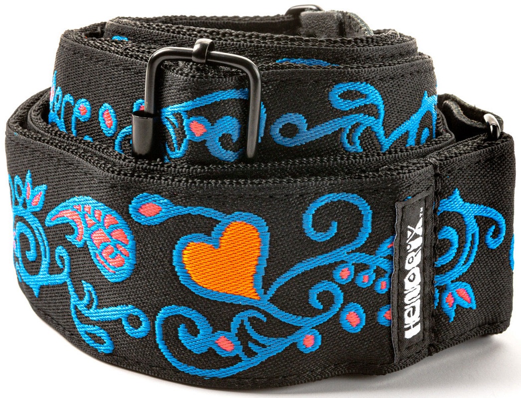 Dunlop Jimi Hendrix Blacklight Monterey Blue Strap