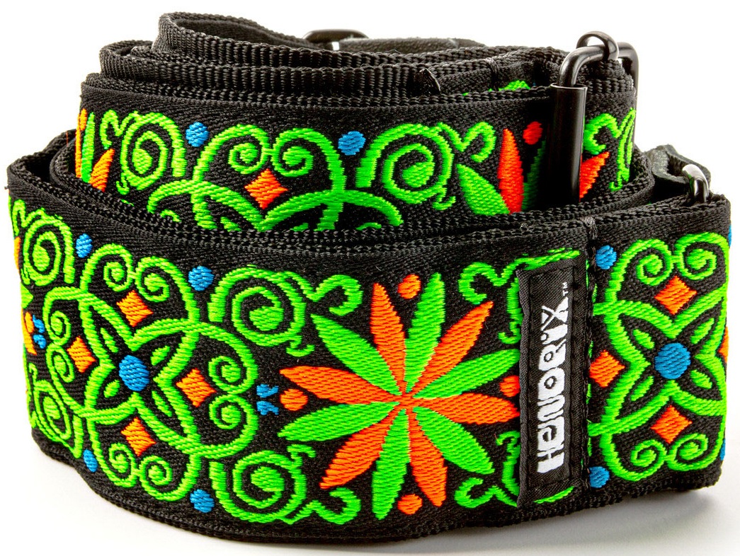 E-shop Dunlop Jimi Hendrix Blacklight Fillmore Green Strap