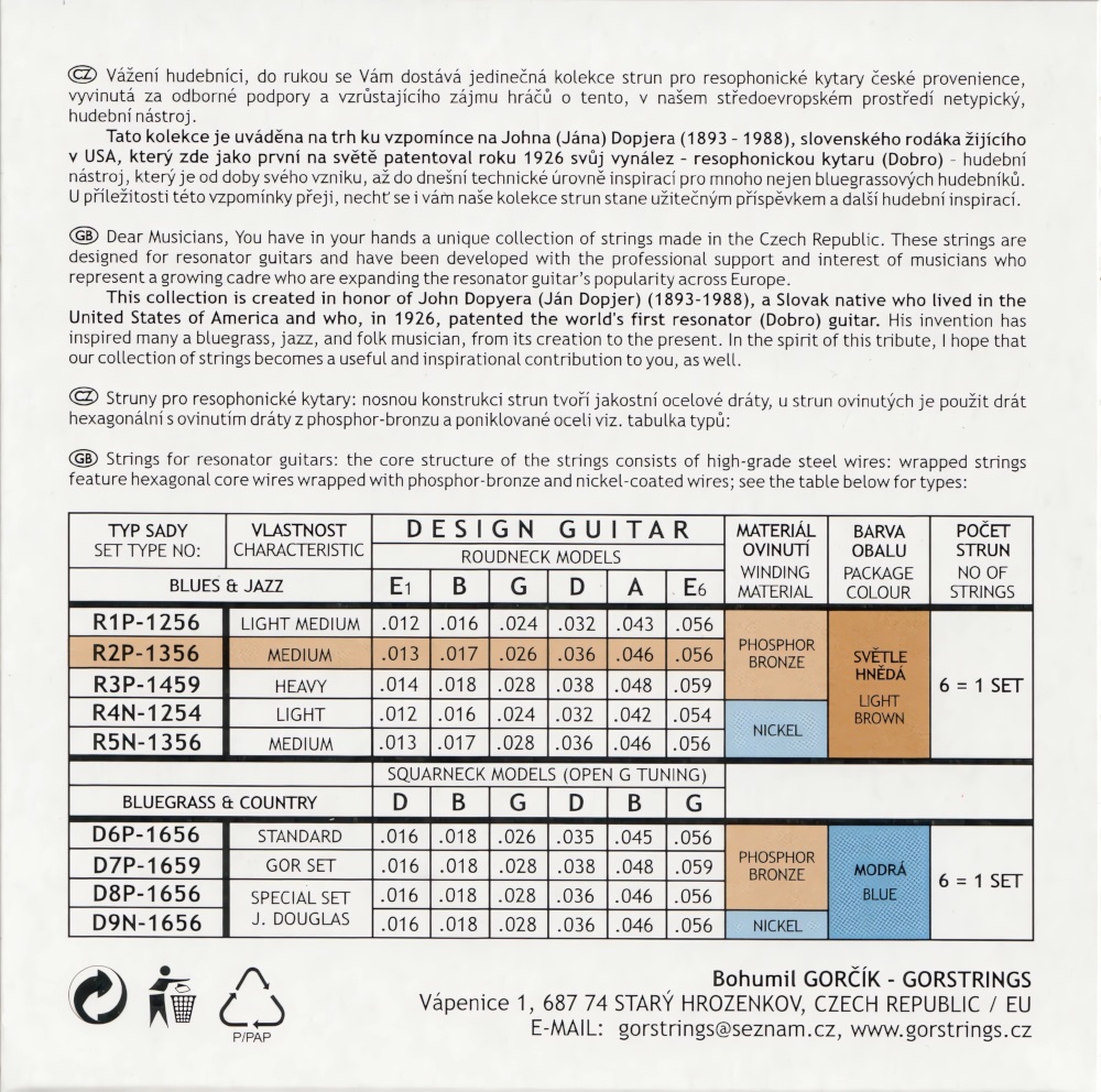 Gorstrings Resophonic R2P-1356w