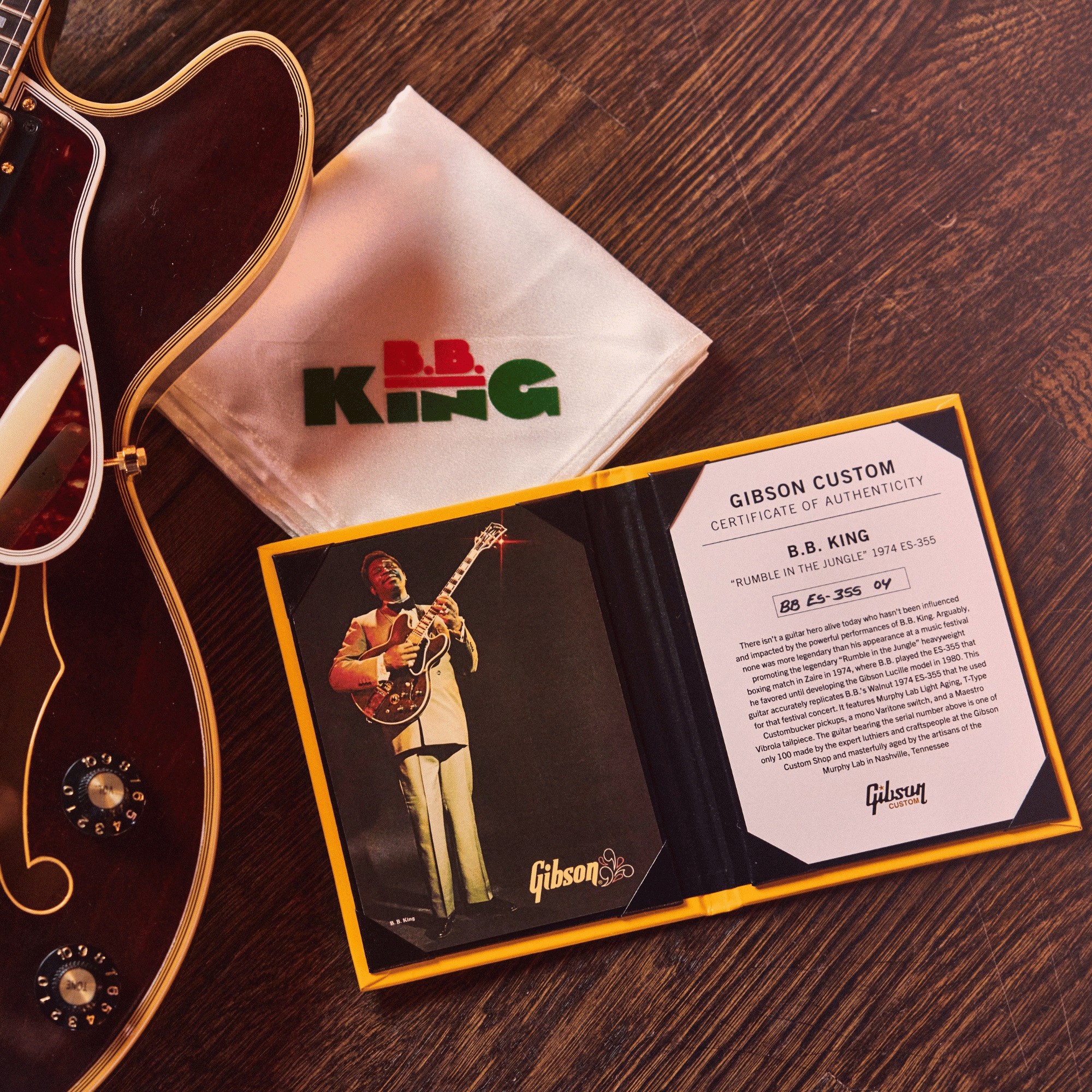 Gibson Custom B.B. King Rumble in the Jungle 1974 ES-355